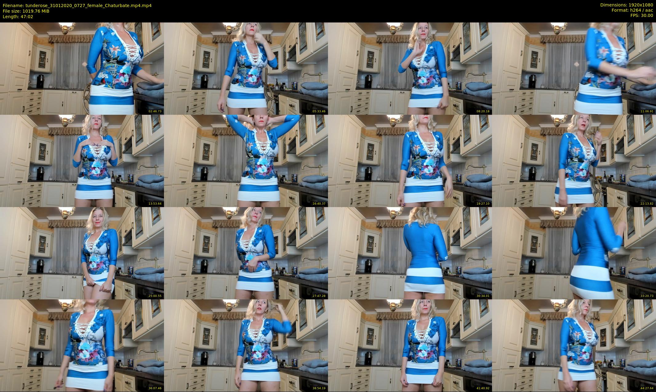 tunderose — 48 minute Chaturbate female cam show recording, 1080p, Jan 31, 2020