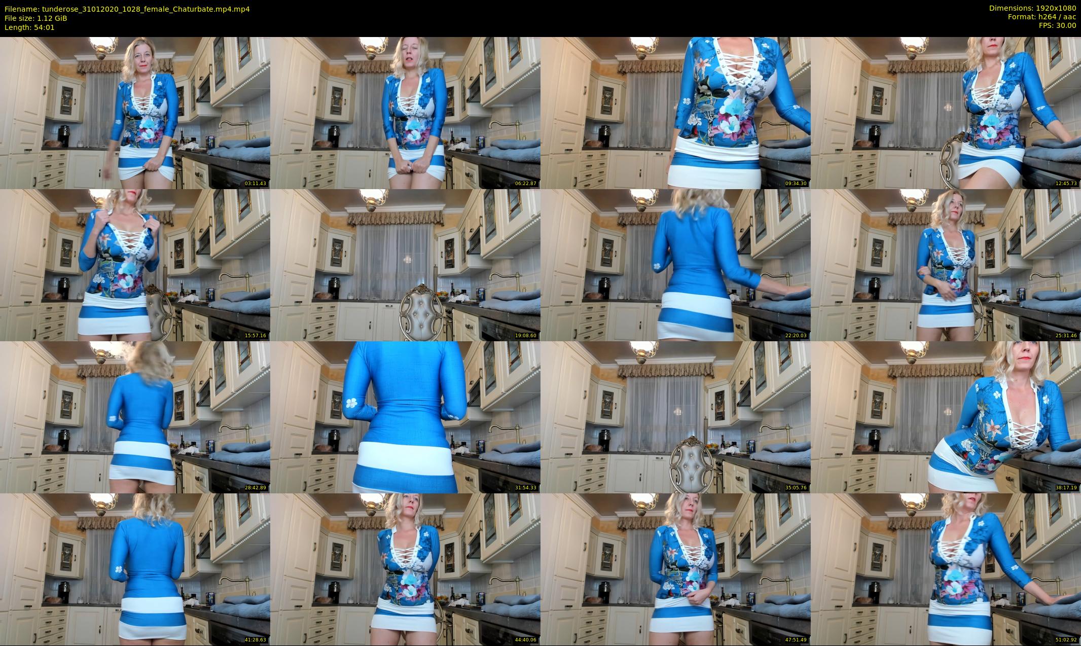 tunderose — 55 minute Chaturbate female cam show recording, 1080p, Jan 31, 2020