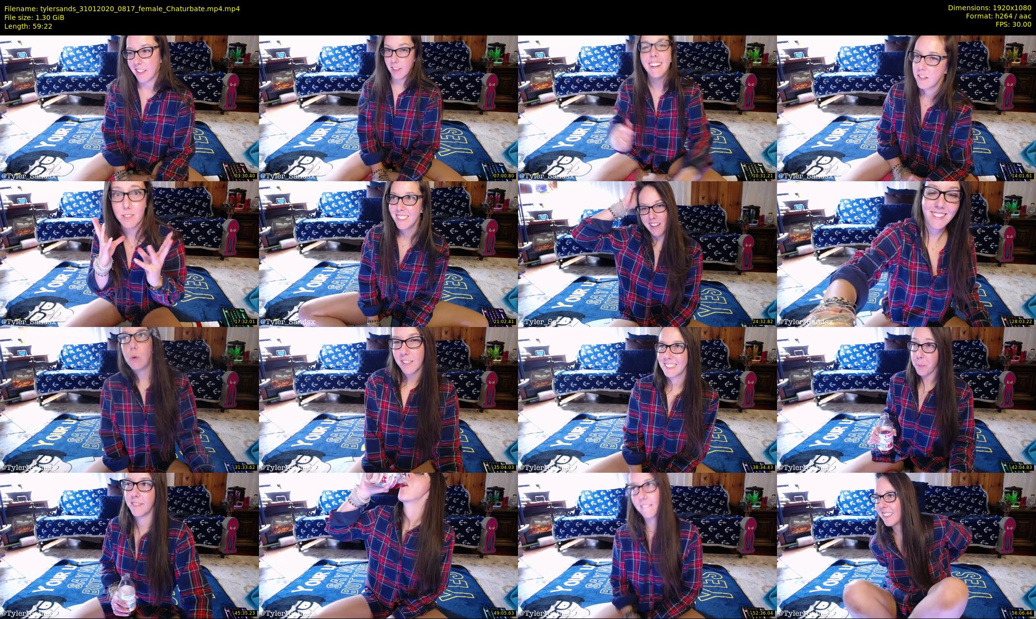 tylersands — 60 minute Chaturbate female cam show recording, 1080p, Jan 31, 2020
