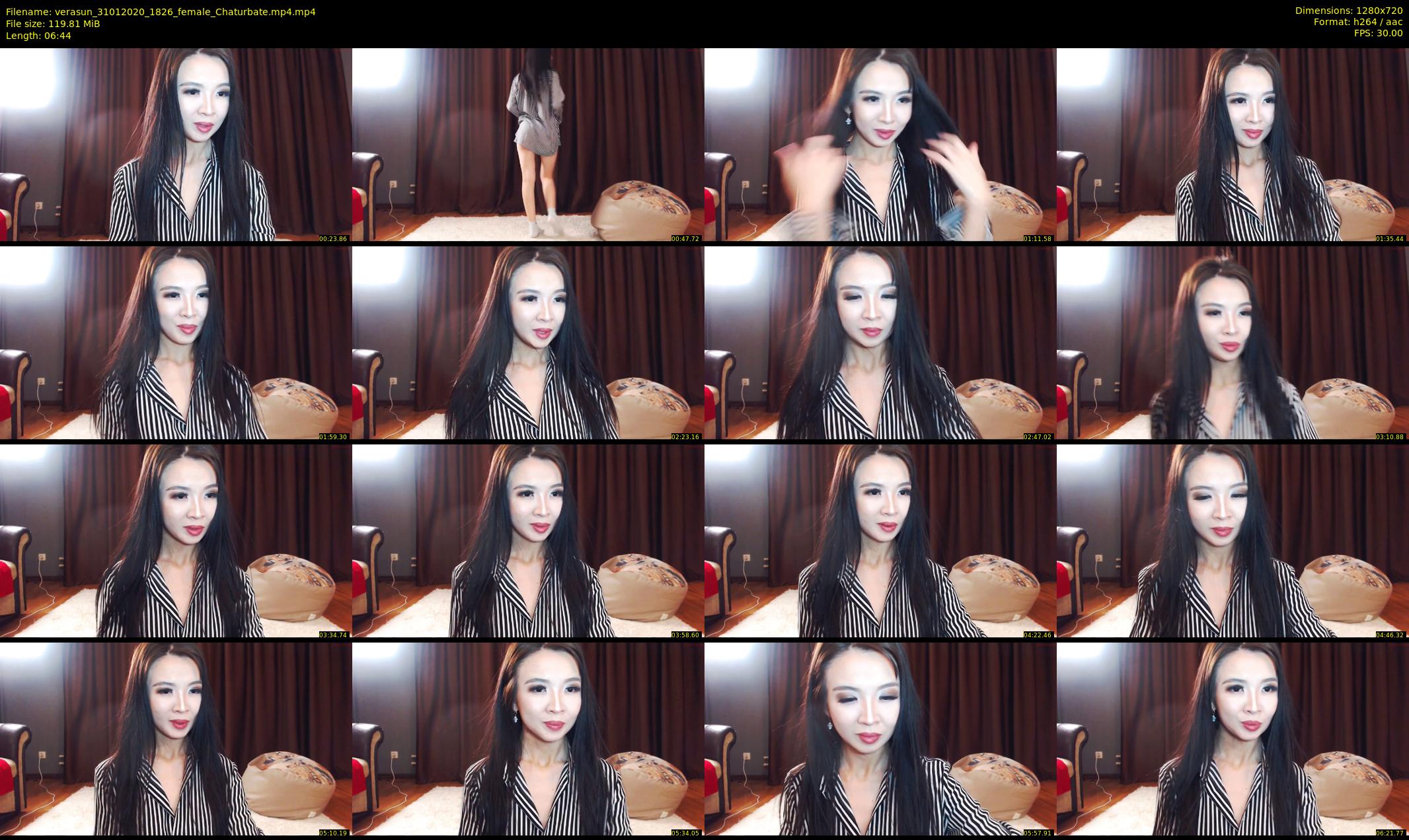 verasun — 7 minute Chaturbate female cam show recording, 720p, Jan 31, 2020