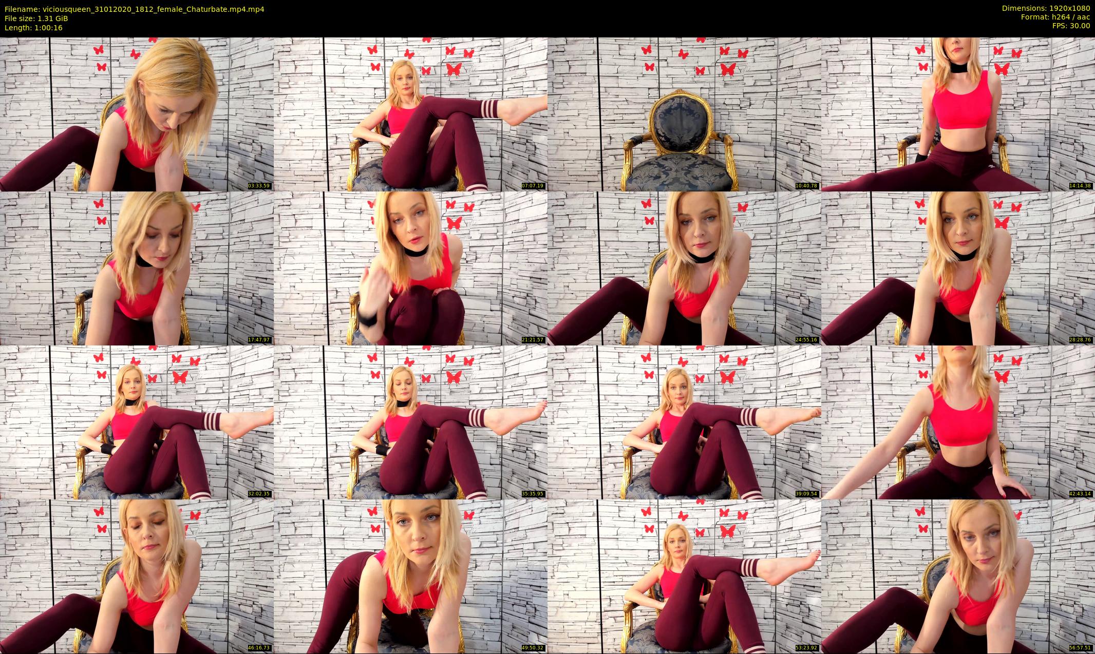 viciousqueen — 61 minute Chaturbate female cam show recording, 1080p, Jan 31, 2020