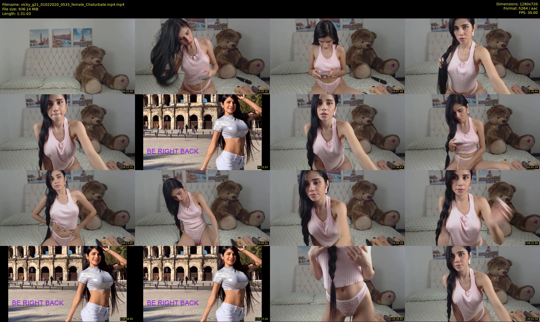 vicky_g21 — 92 minute Chaturbate female cam show recording, 720p, Feb 1, 2020