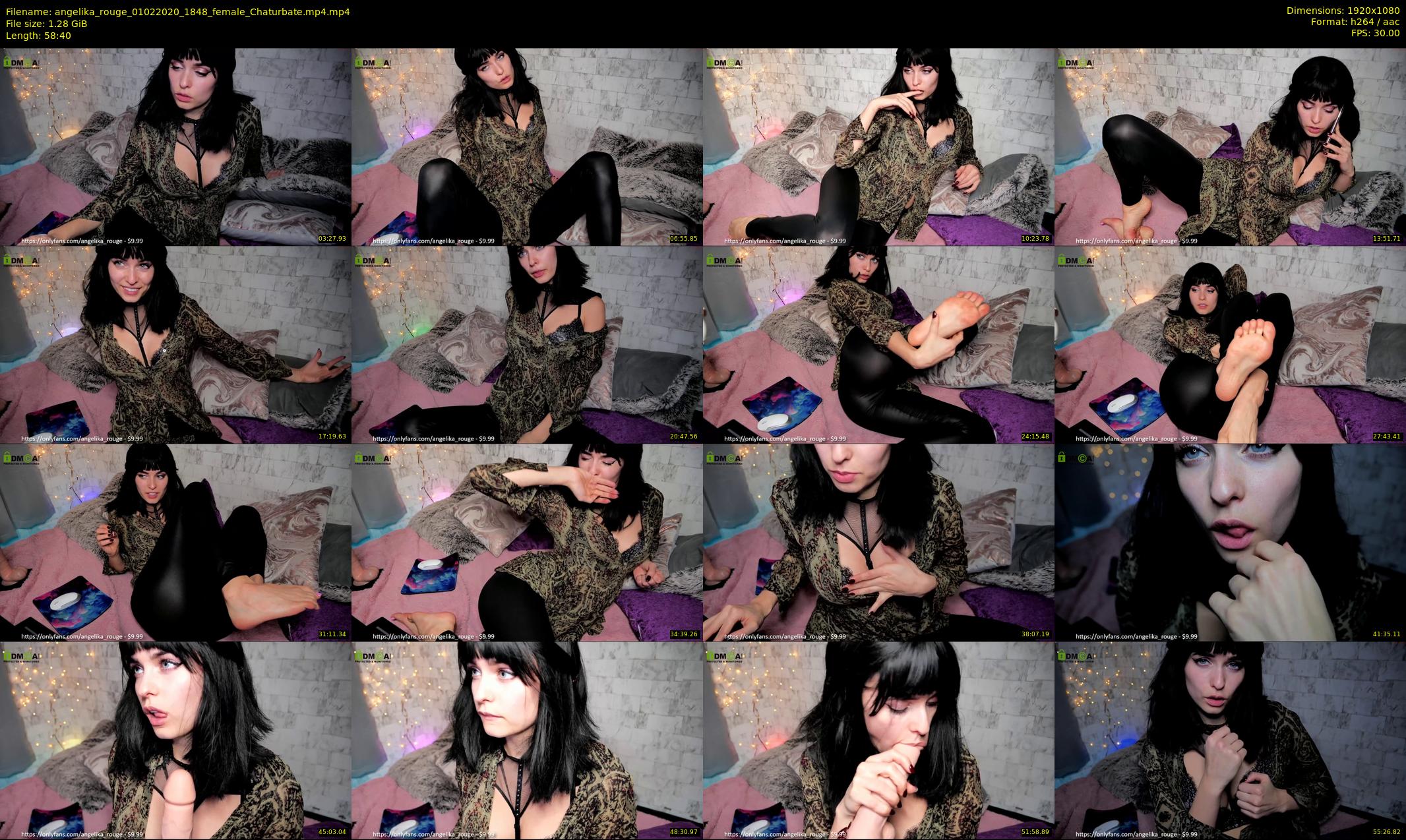 angelika_rouge — 59 minute Chaturbate female cam show recording, 1080p, Feb 1, 2020