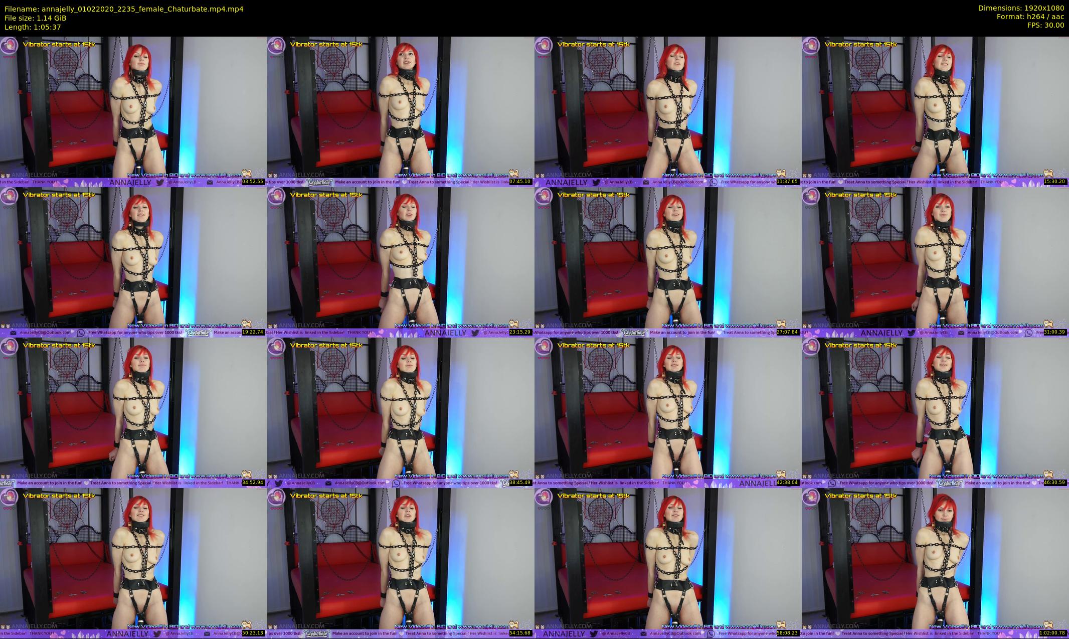 annajelly — 66 minute Chaturbate couple cam show recording, 1080p, Feb 1, 2020
