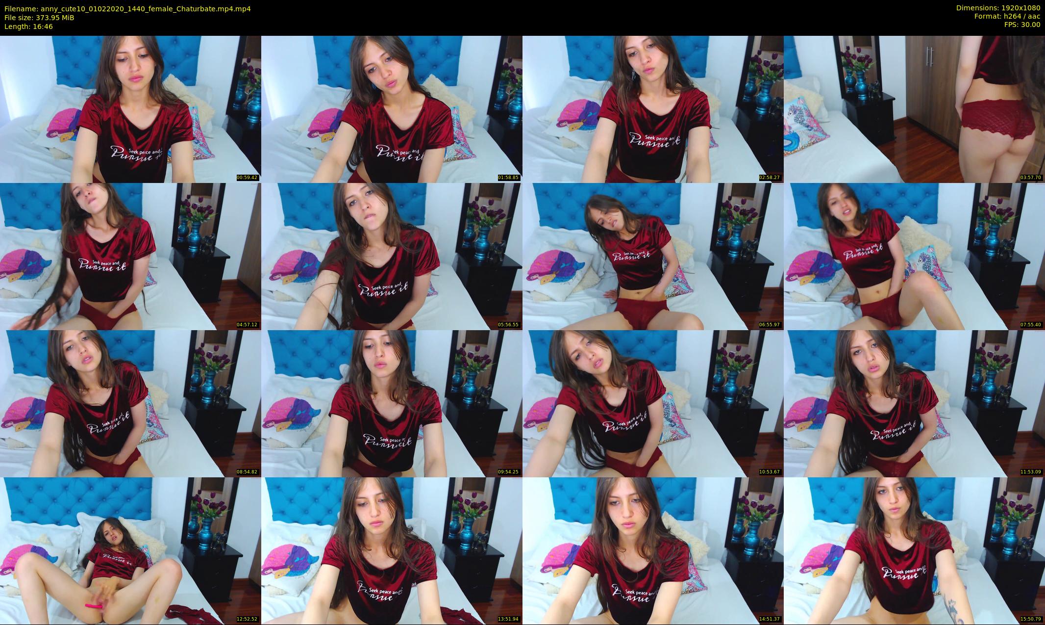 anny_cute10 — 17 minute Chaturbate female cam show recording, 1080p, Feb 1, 2020