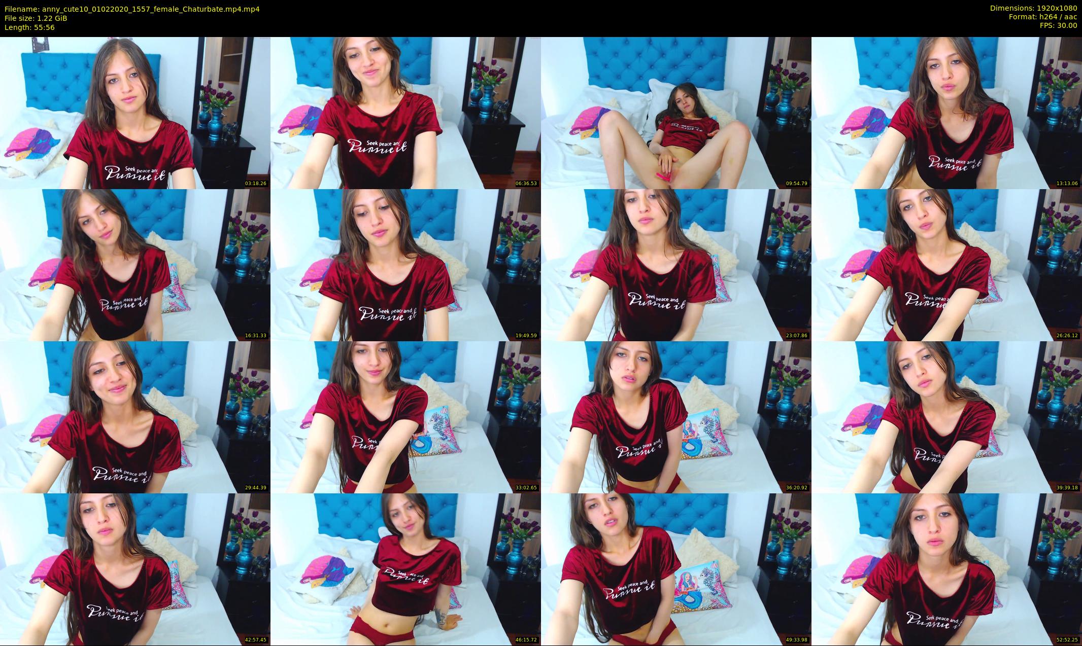anny_cute10 — 56 minute Chaturbate female cam show recording, 1080p, Feb 1, 2020