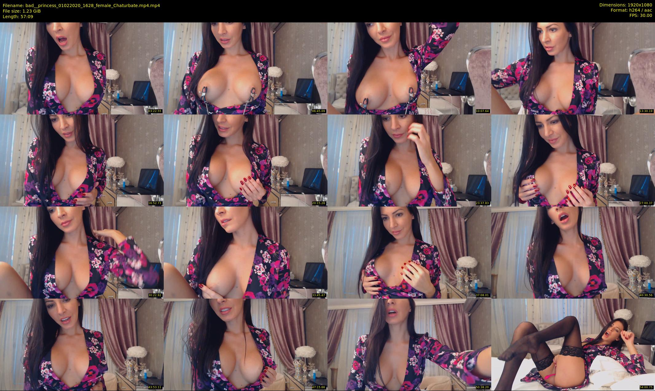 bad__princess — 58 minute Chaturbate female cam show recording, 1080p, Feb 1, 2020