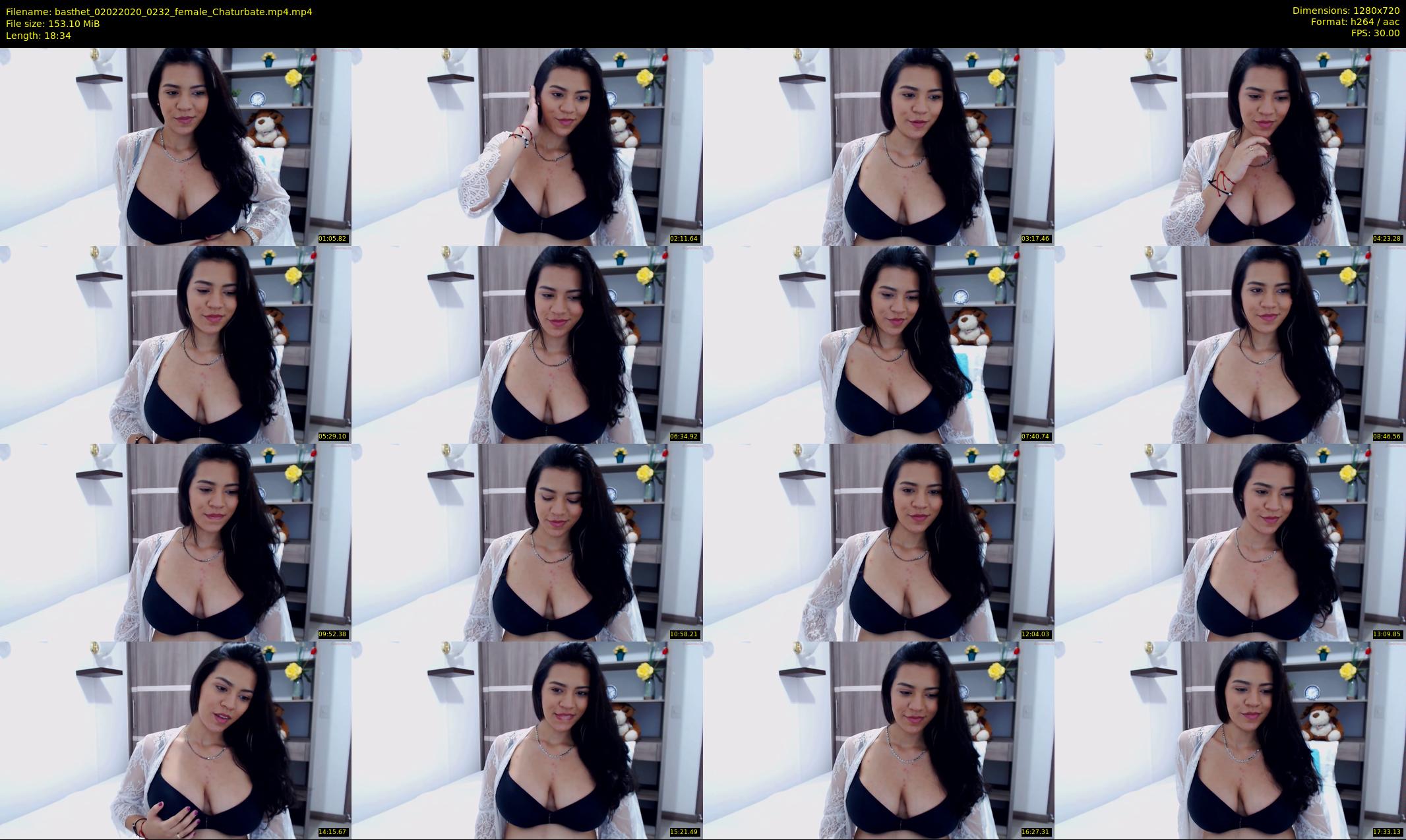 basthet — 19 minute Chaturbate female cam show recording, 720p, Feb 2, 2020