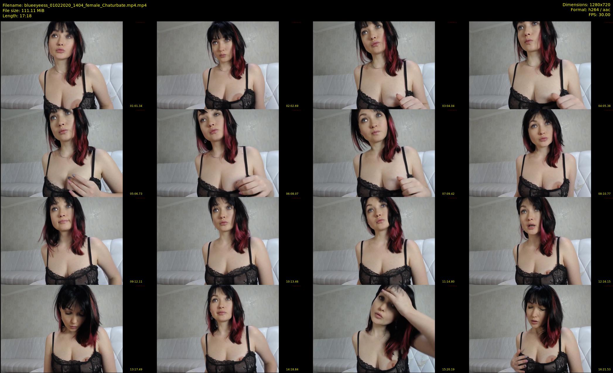blueeyeess — 18 minute Chaturbate female cam show recording, 720p, Feb 1, 2020