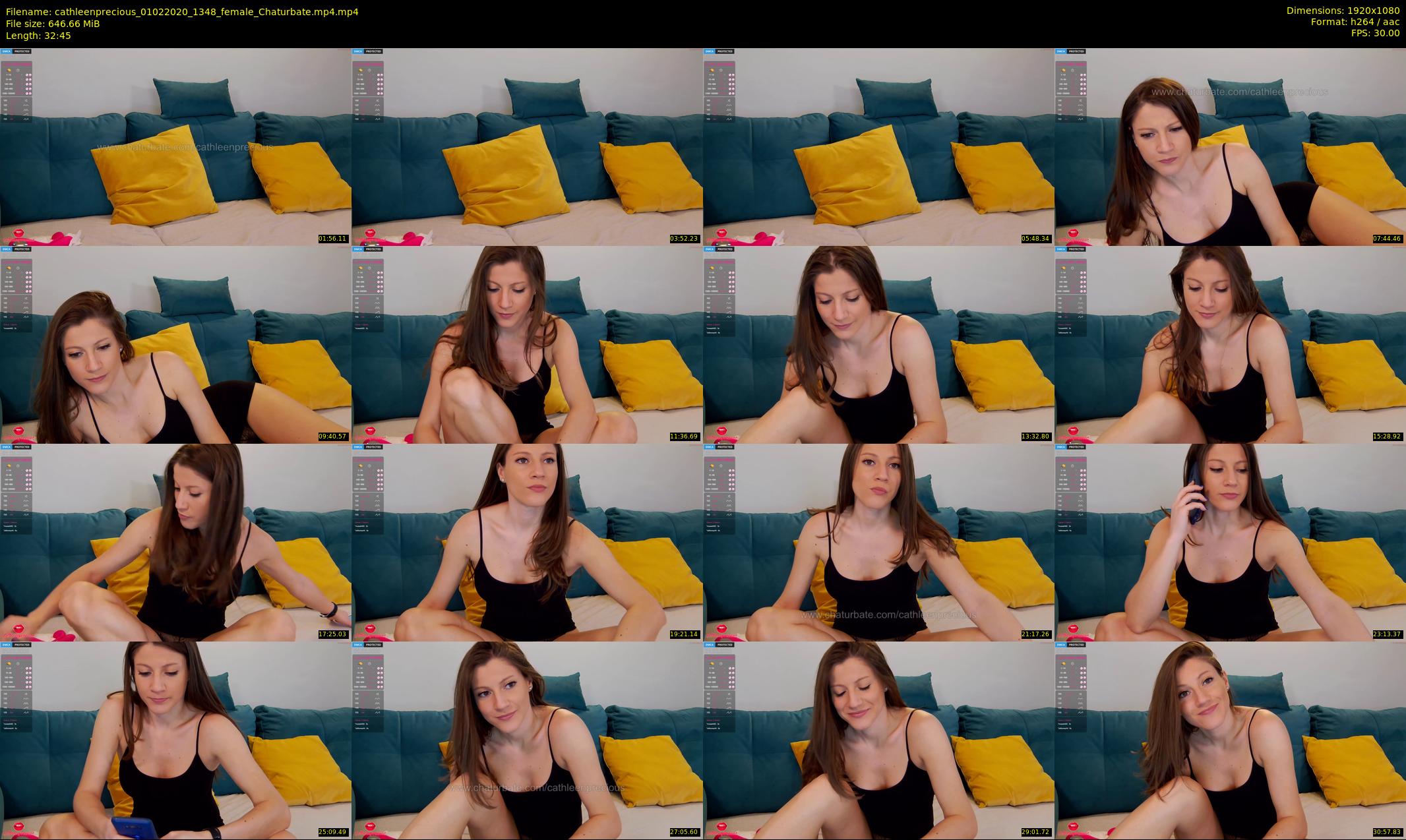 cathleenprecious — 33 minute Chaturbate female cam show recording, 1080p, Feb 1, 2020
