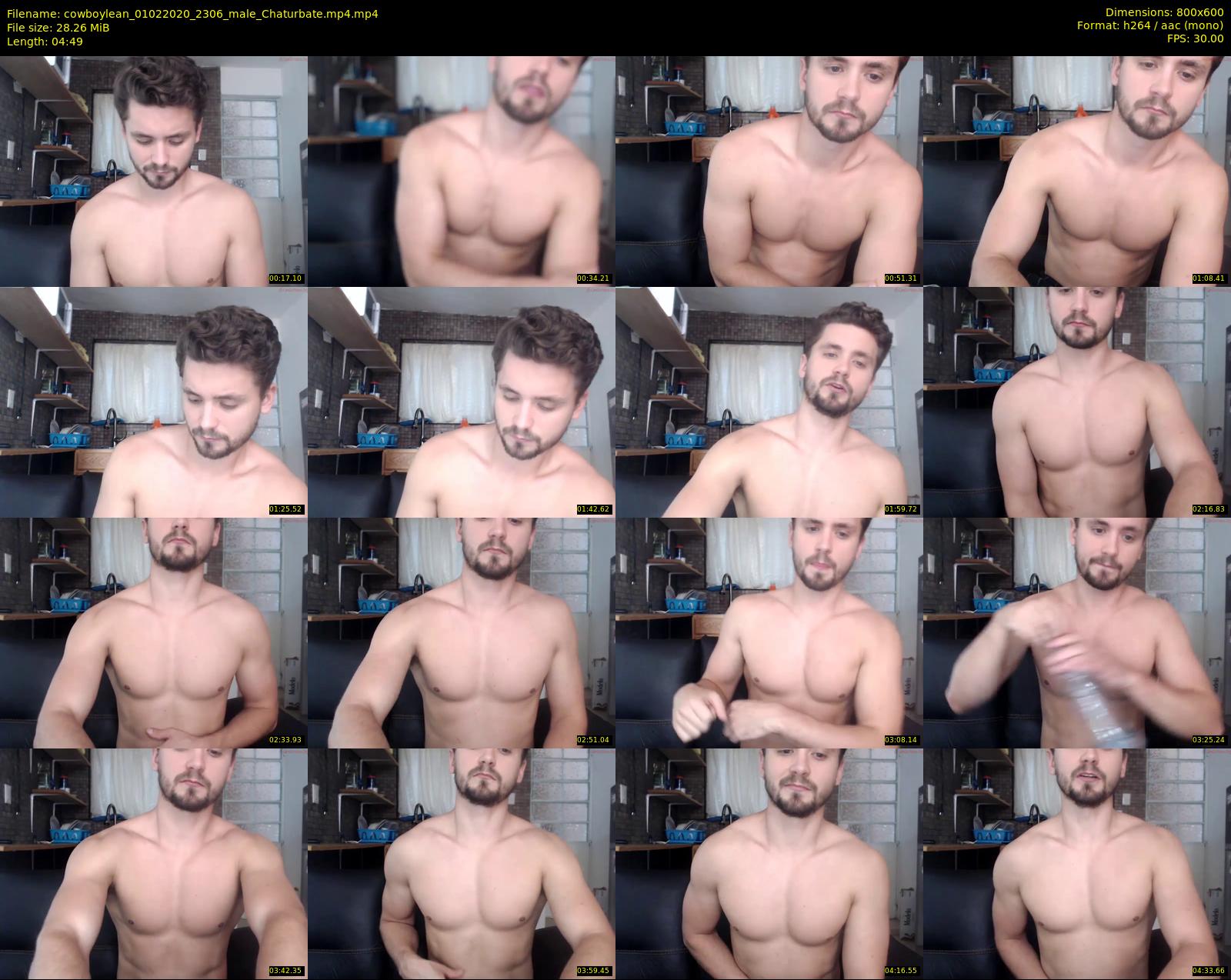 cowboylean — 5 minute Chaturbate male cam show recording, 480p, Feb 1, 2020