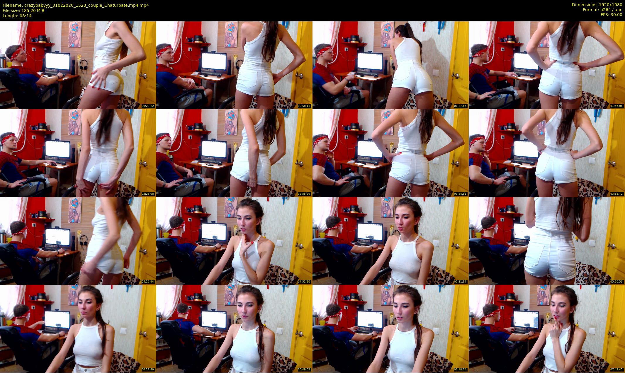 crazybabyyy — 9 minute Chaturbate couple cam show recording, 1080p, Feb 1, 2020