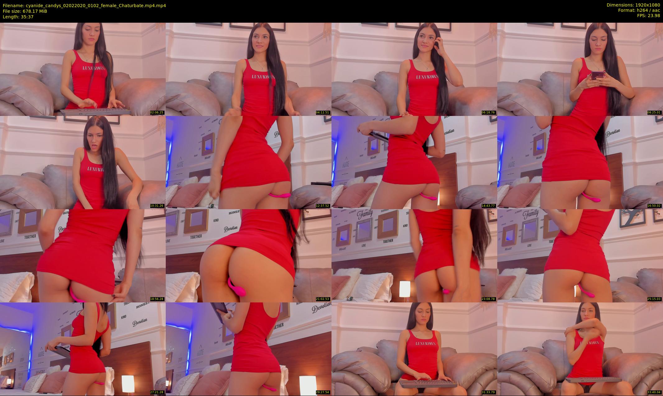 cyanide_candys — 36 minute Chaturbate female cam show recording, 1080p, Feb 2, 2020