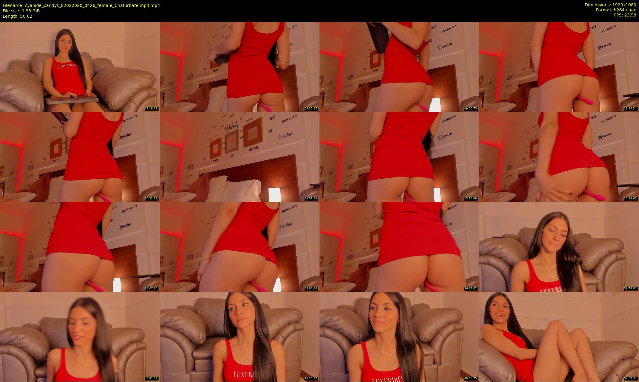 cyanide_candys — 57 minute Chaturbate female cam show recording, 1080p, Feb 2, 2020