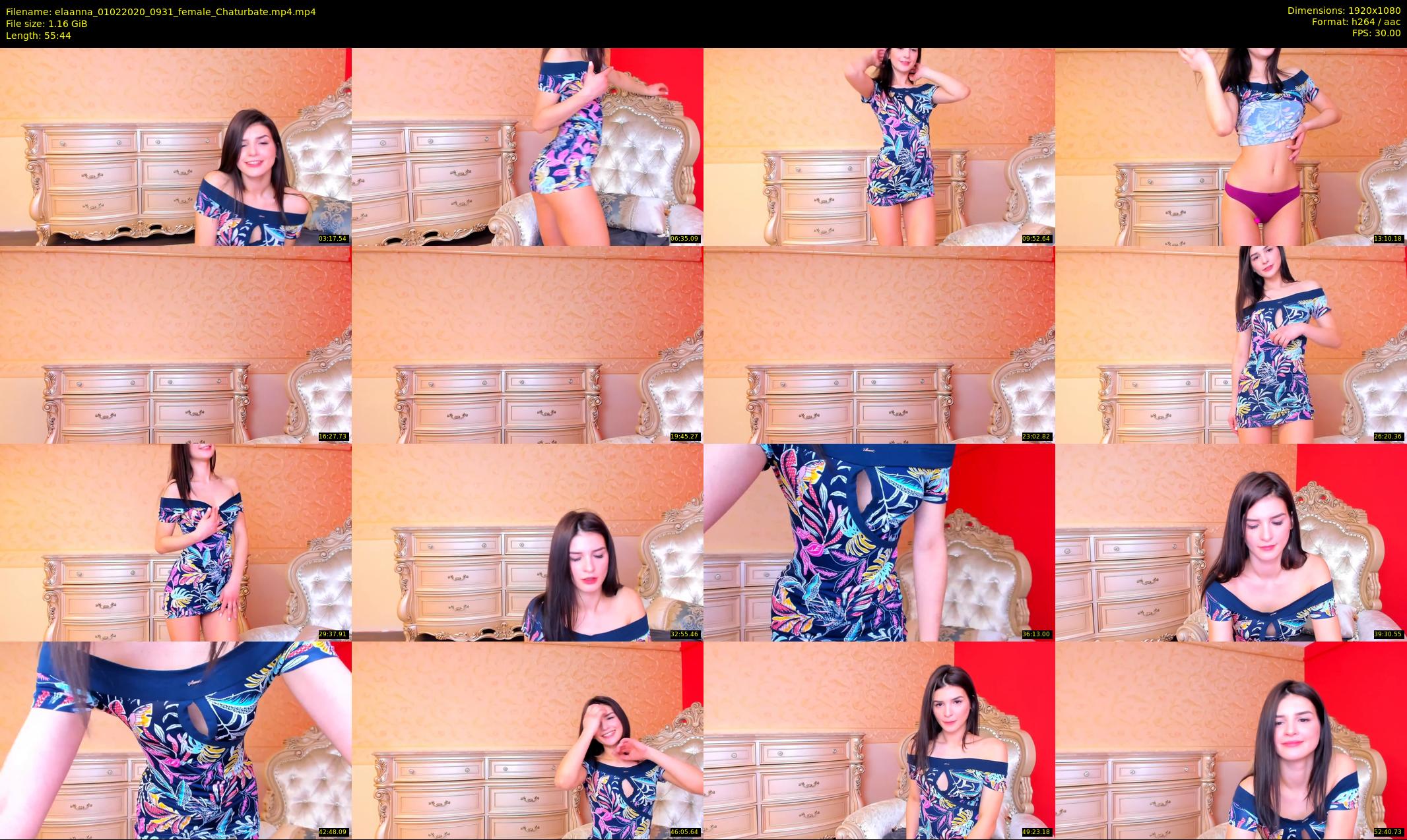 elaanna — 56 minute Chaturbate female cam show recording, 1080p, Feb 1, 2020