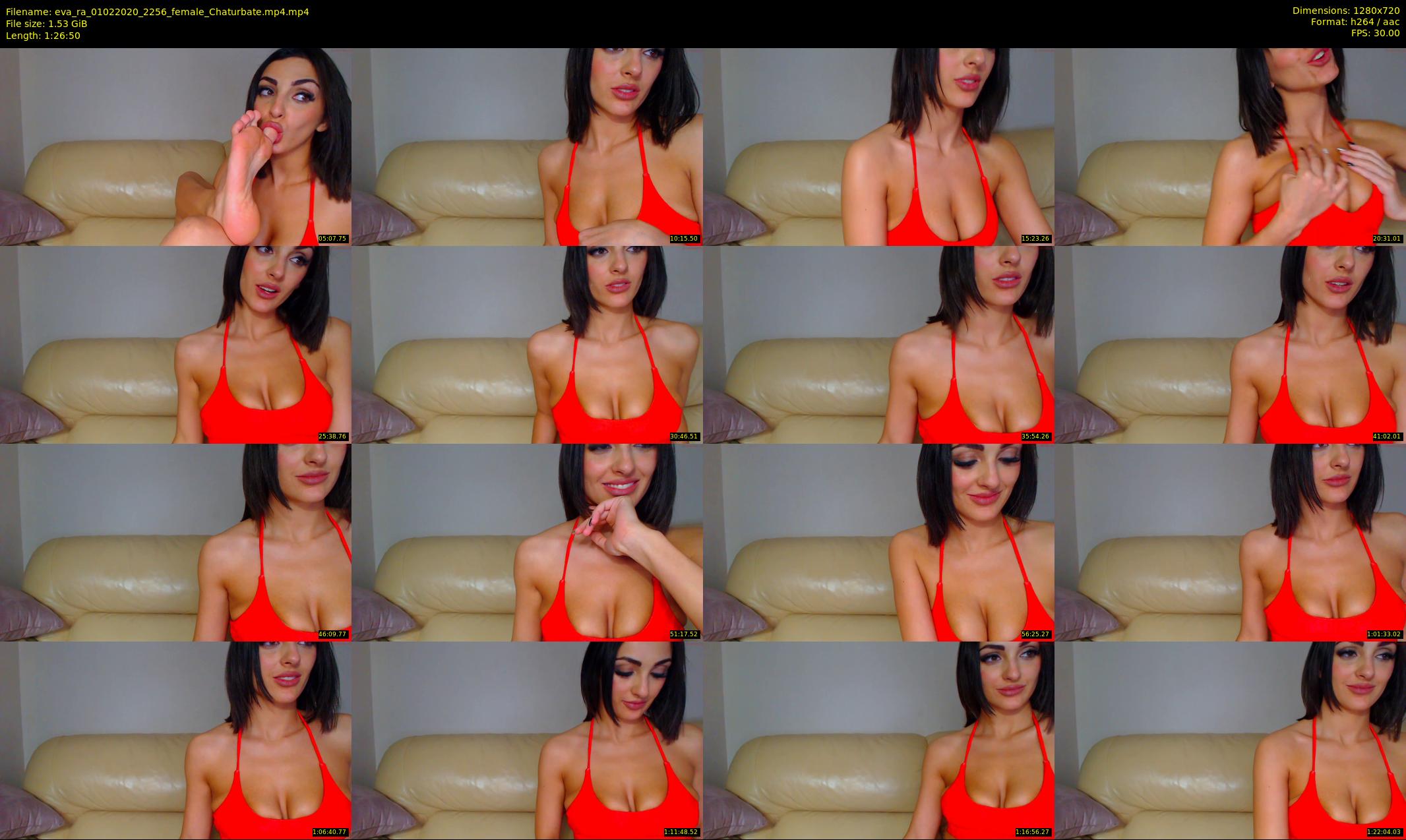 eva_ra — 87 minute Chaturbate female cam show recording, 720p, Feb 1, 2020