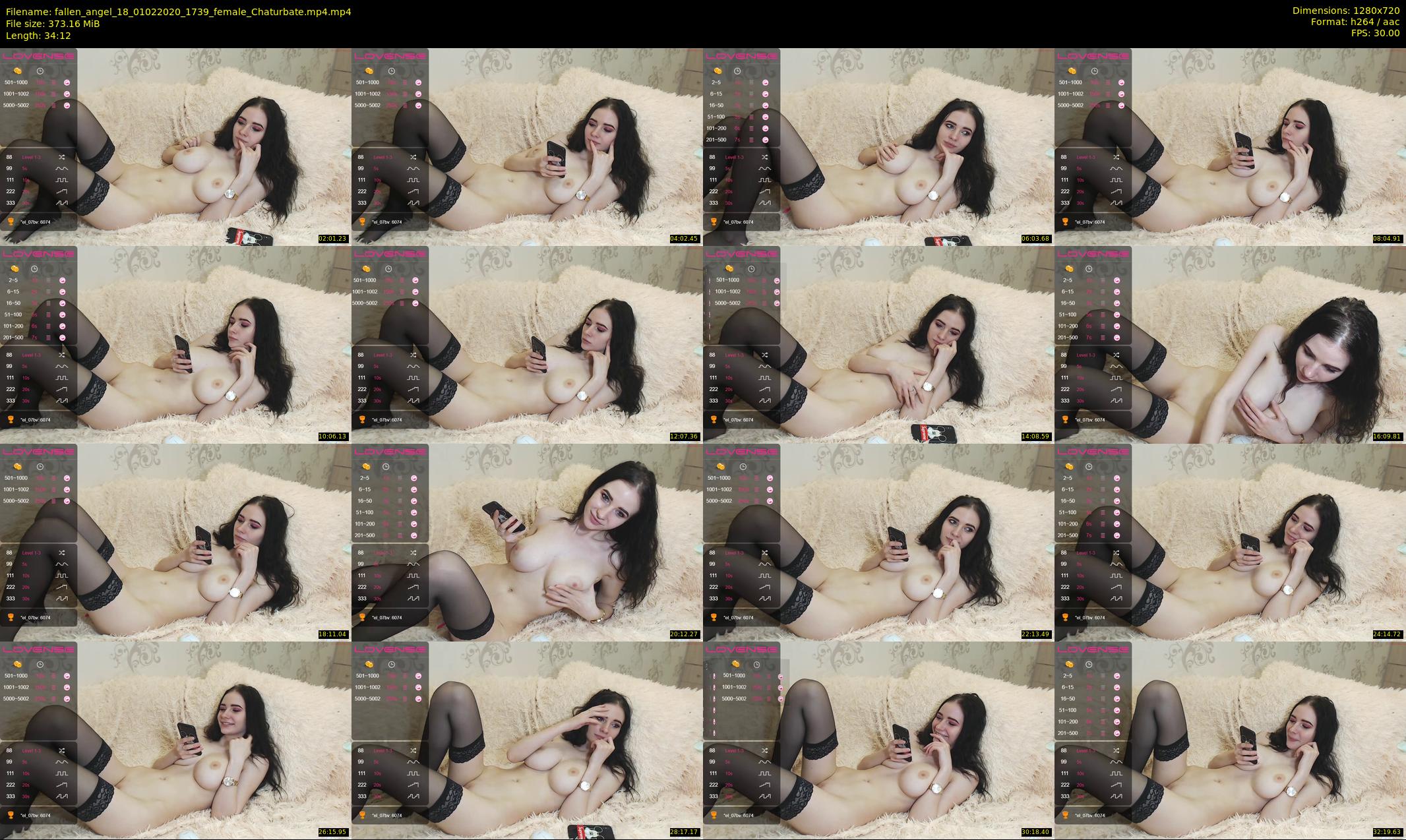 fallen_angel_18 — 35 minute Chaturbate female cam show recording, 720p, Feb 1, 2020