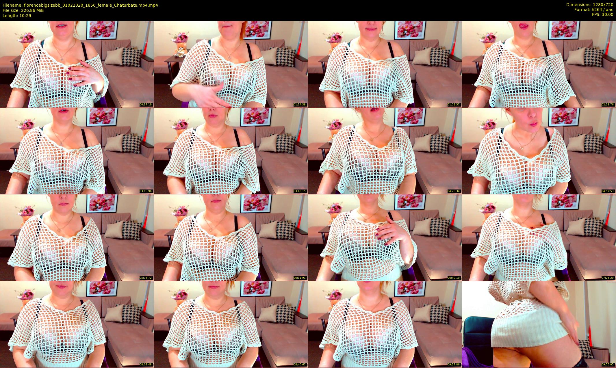 florencebigsizebb — 11 minute Chaturbate female cam show recording, 720p, Feb 1, 2020