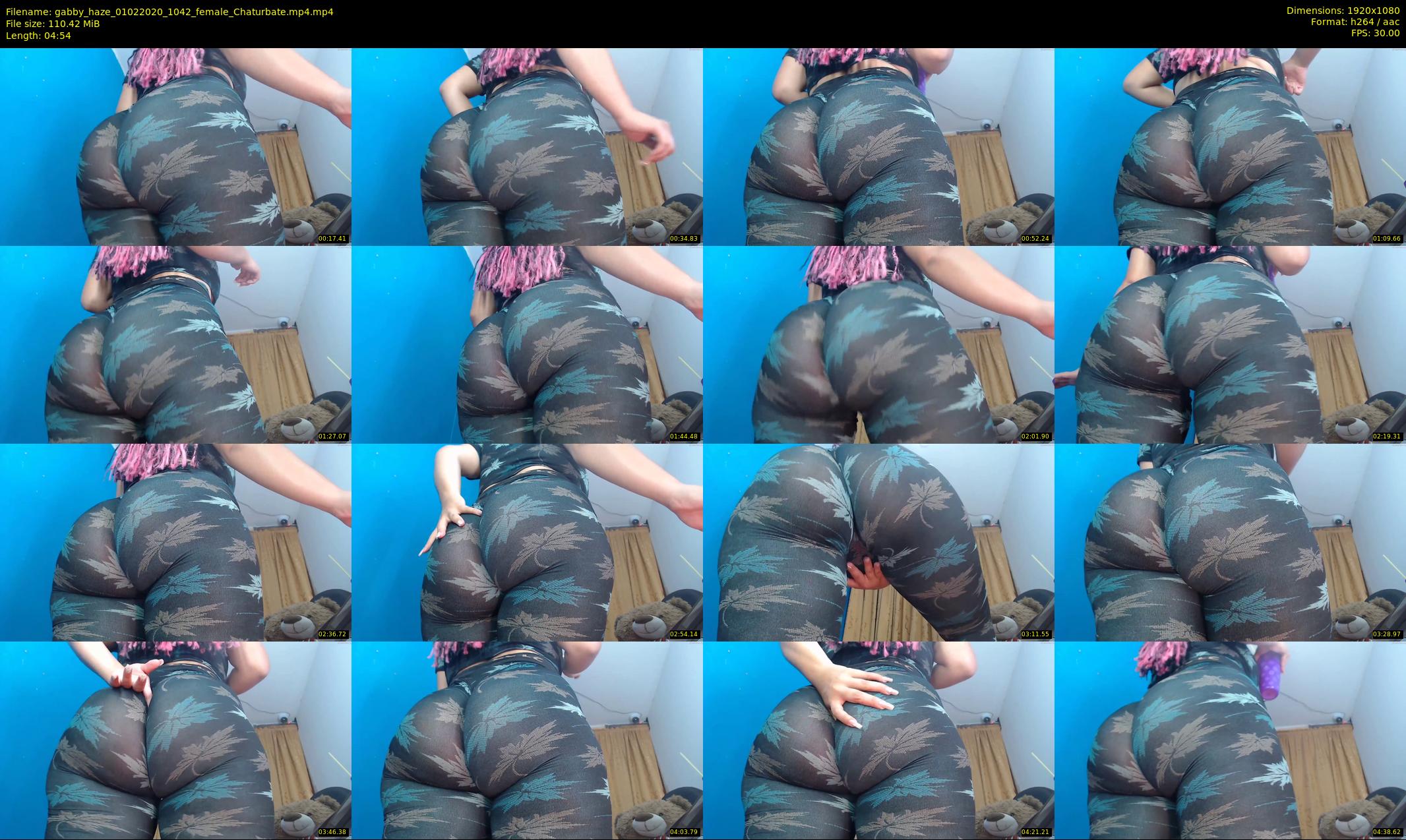 gabby_haze — 5 minute Chaturbate female cam show recording, 1080p, Feb 1, 2020
