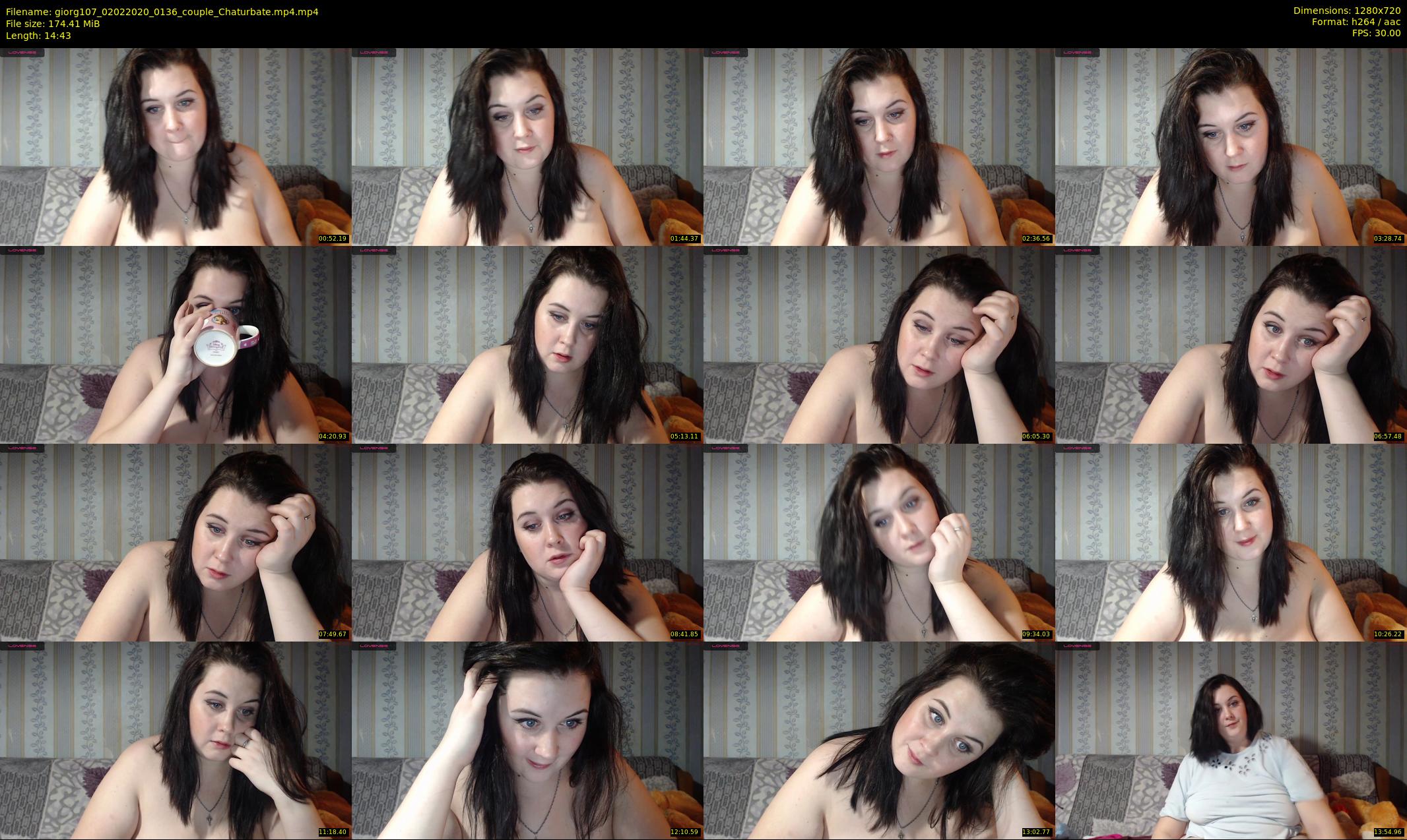 giorg107 — 15 minute Chaturbate couple cam show recording, 720p, Feb 2, 2020