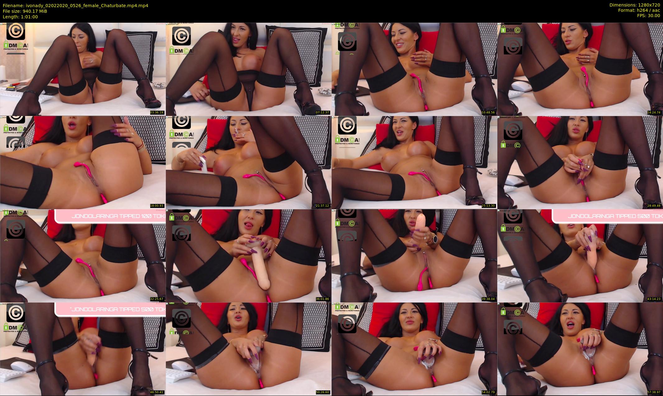ivonady — 61 minute Chaturbate female cam show recording, 720p, Feb 2, 2020