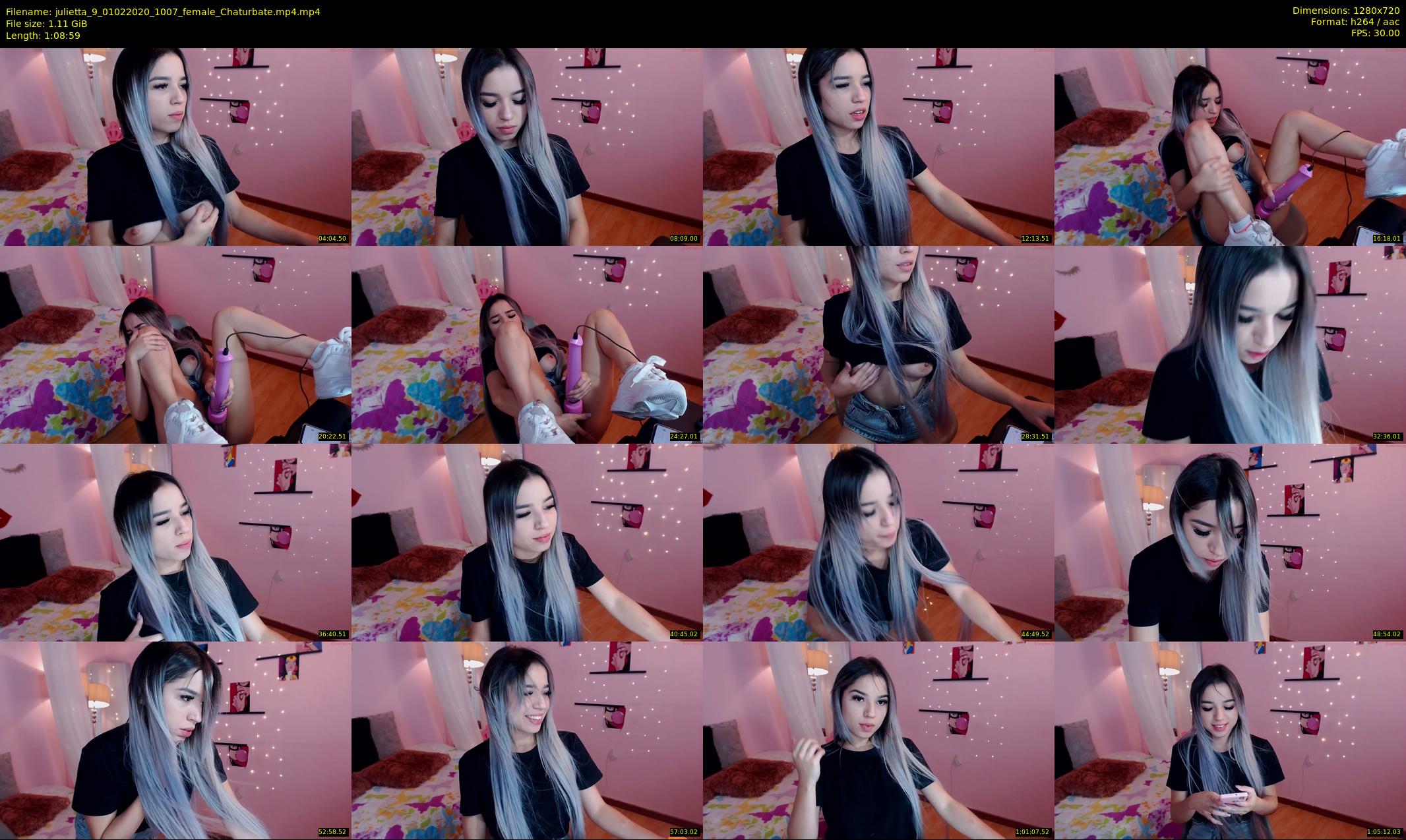julietta_9 — 69 minute Chaturbate female cam show recording, 720p, Feb 1, 2020