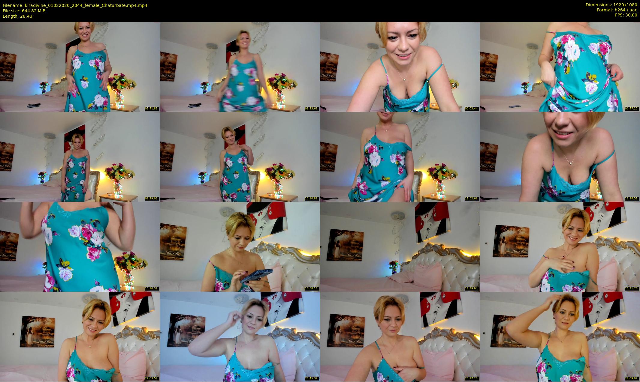 kiradivine — 29 minute Chaturbate female cam show recording, 1080p, Feb 1, 2020