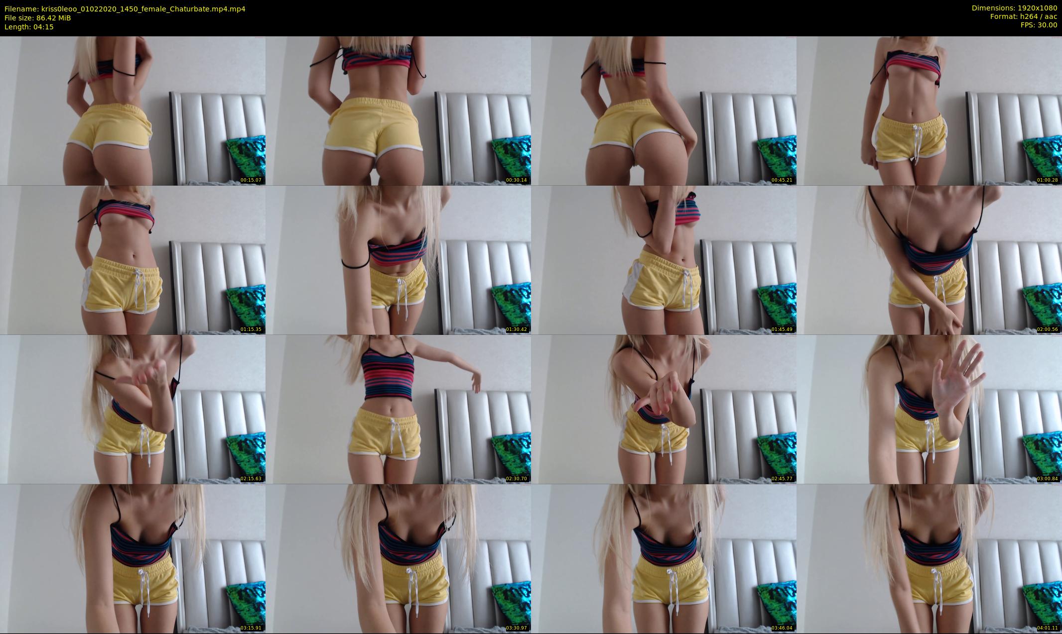 kriss0leoo — 5 minute Chaturbate couple cam show recording, 1080p, Feb 1, 2020