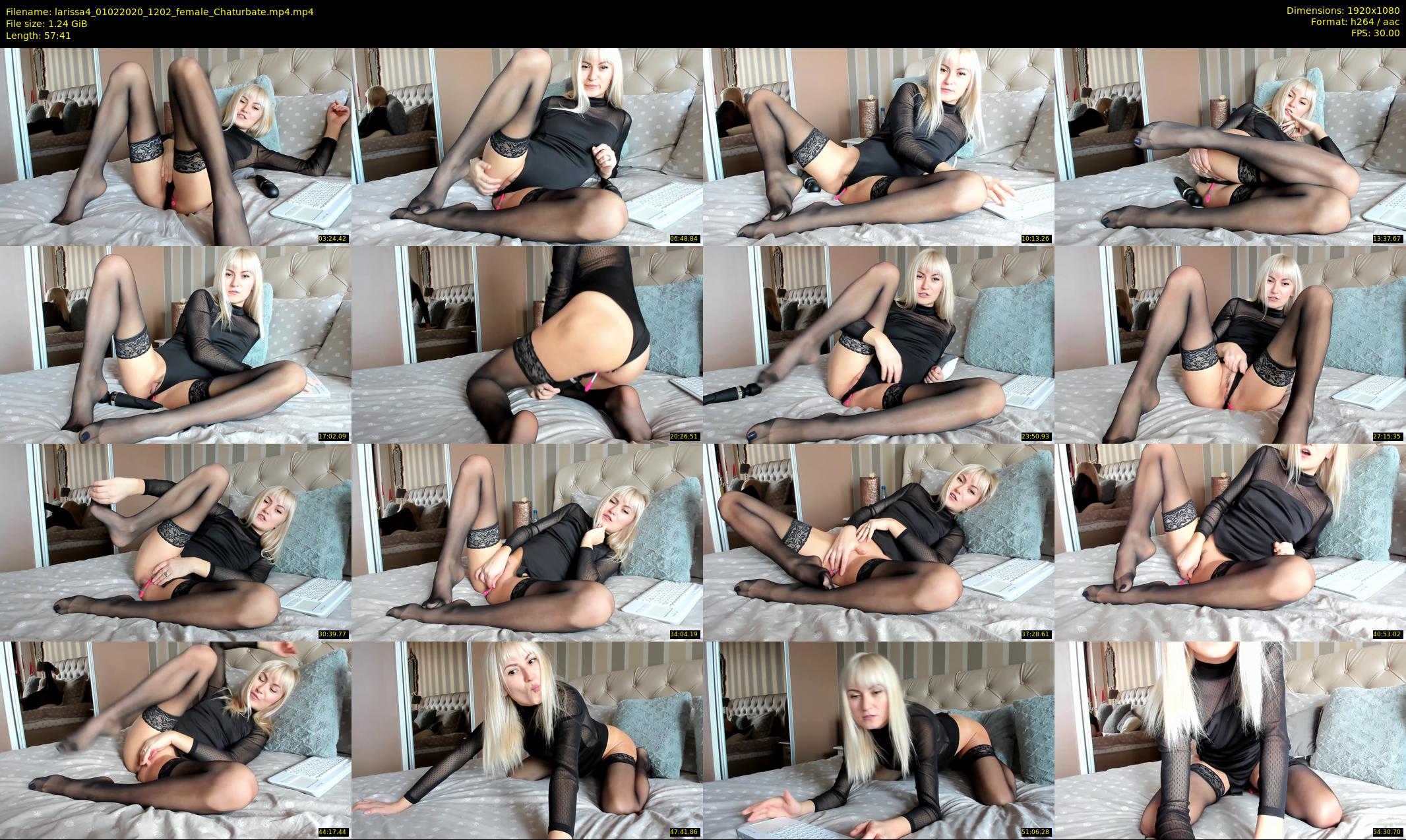 larissa4 — 58 minute Chaturbate female cam show recording, 1080p, Feb 1, 2020