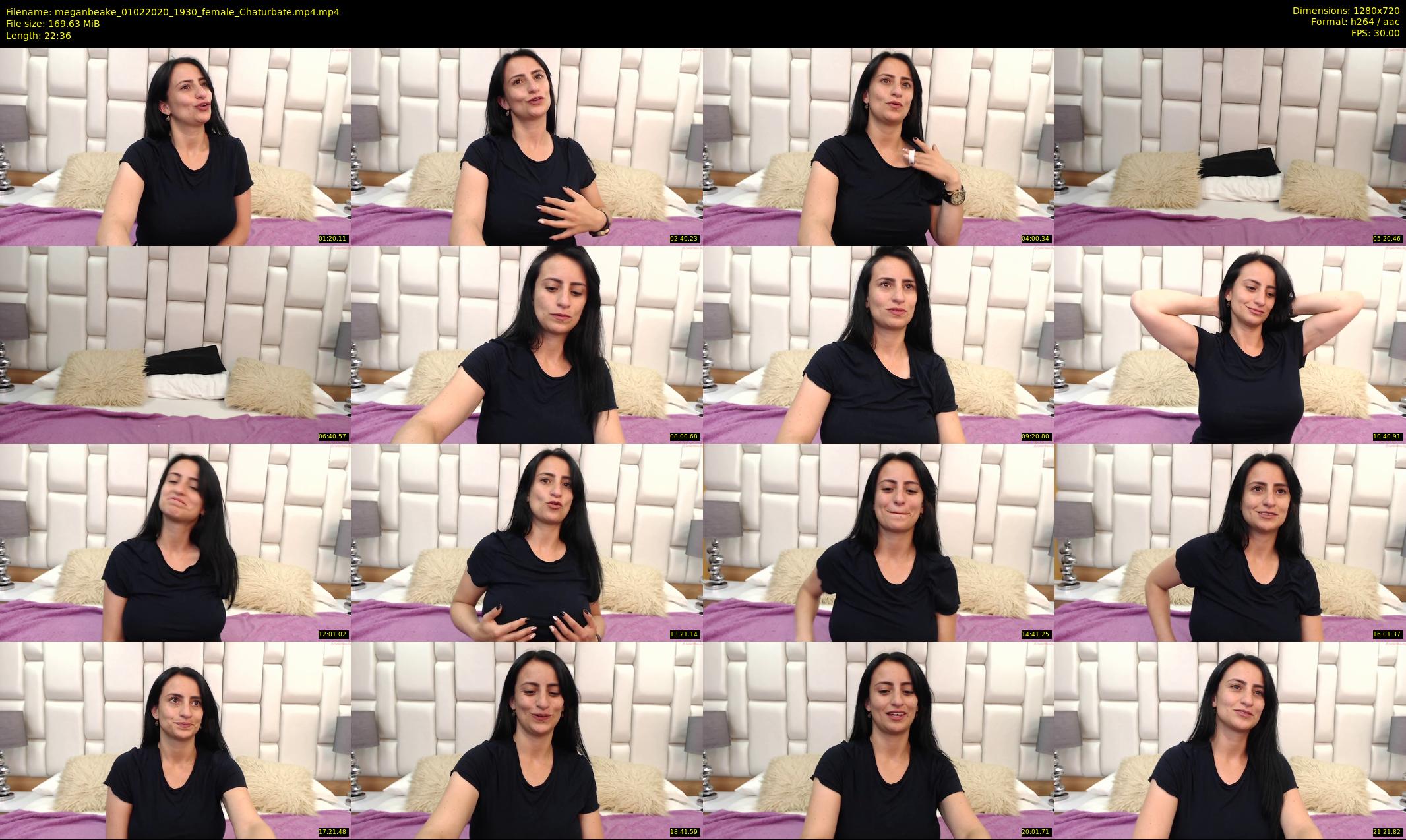 meganbeake — 23 minute Chaturbate female cam show recording, 720p, Feb 1, 2020