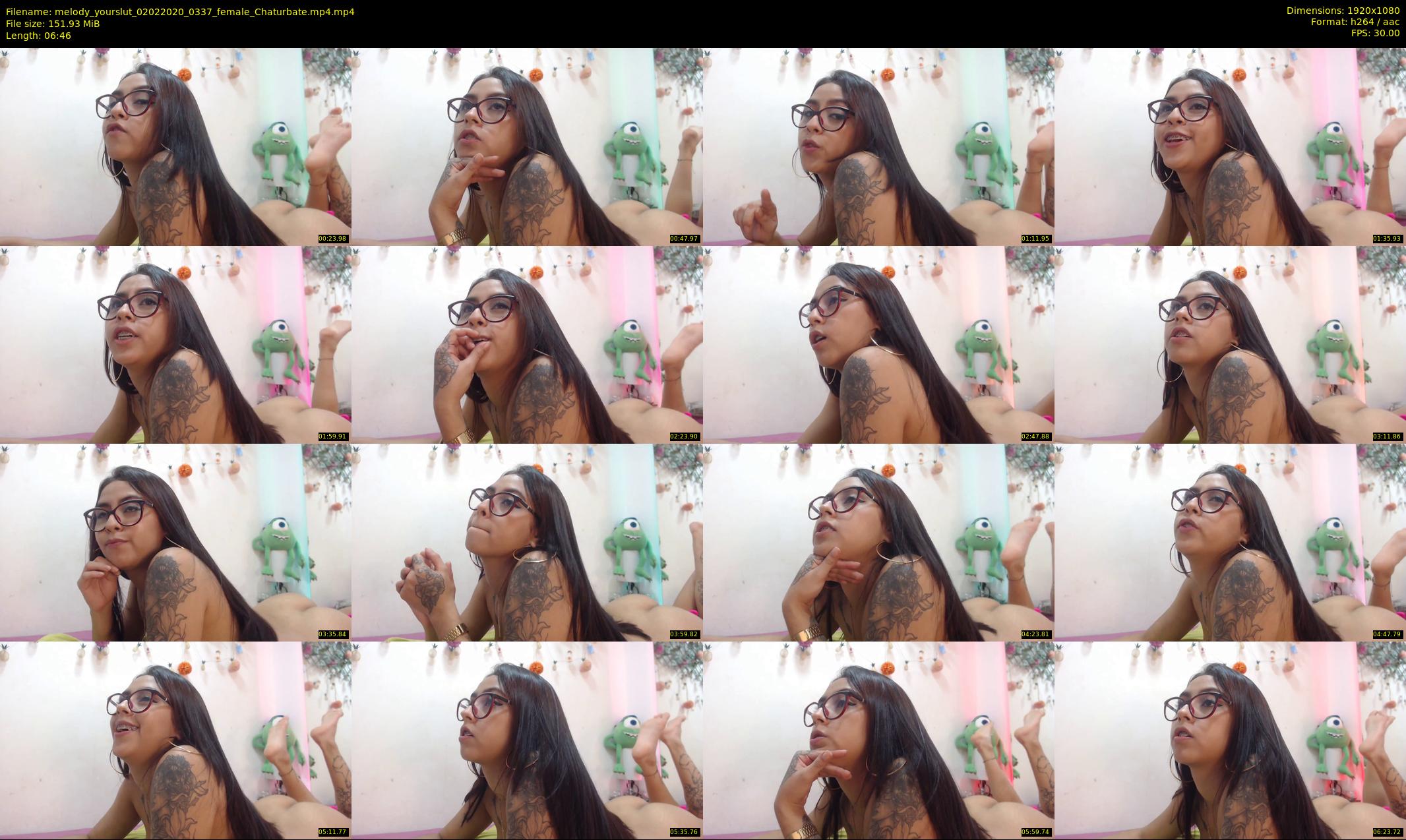 melody_yourslut — 7 minute Chaturbate female cam show recording, 1080p, Feb 2, 2020