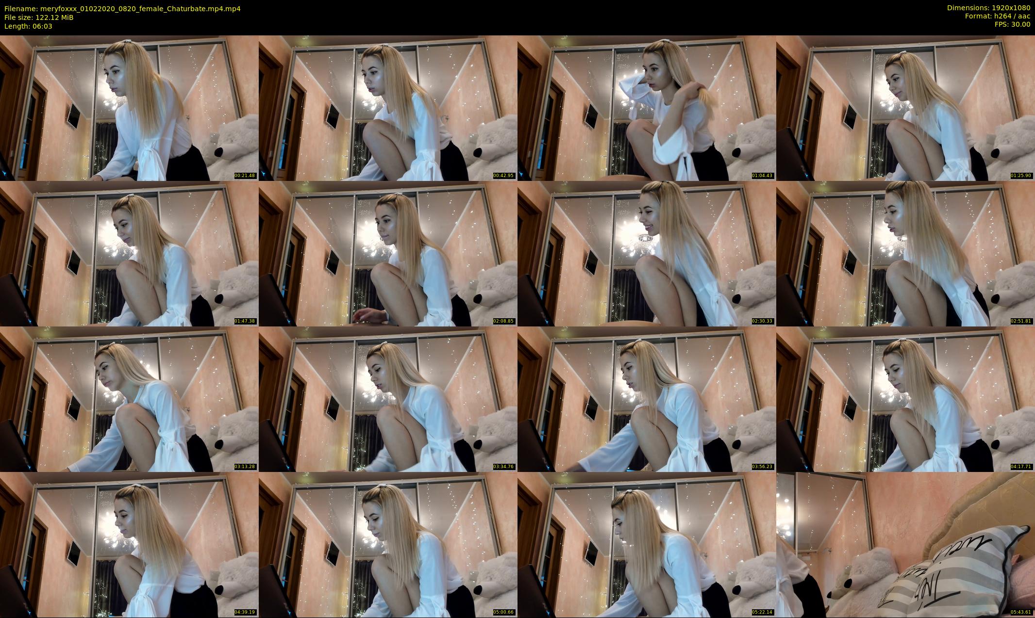 meryfoxxx — 7 minute Chaturbate female cam show recording, 1080p, Feb 1, 2020