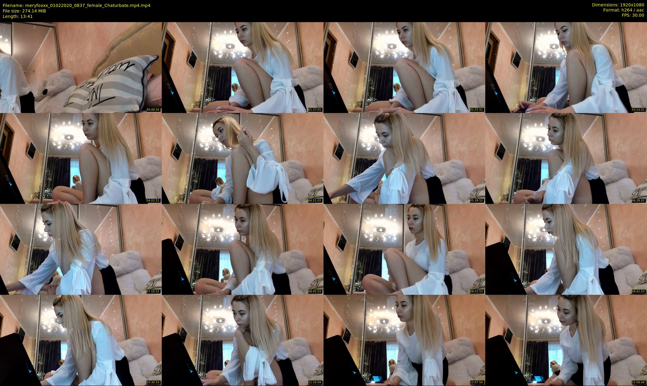 meryfoxxx — 14 minute Chaturbate female cam show recording, 1080p, Feb 1, 2020