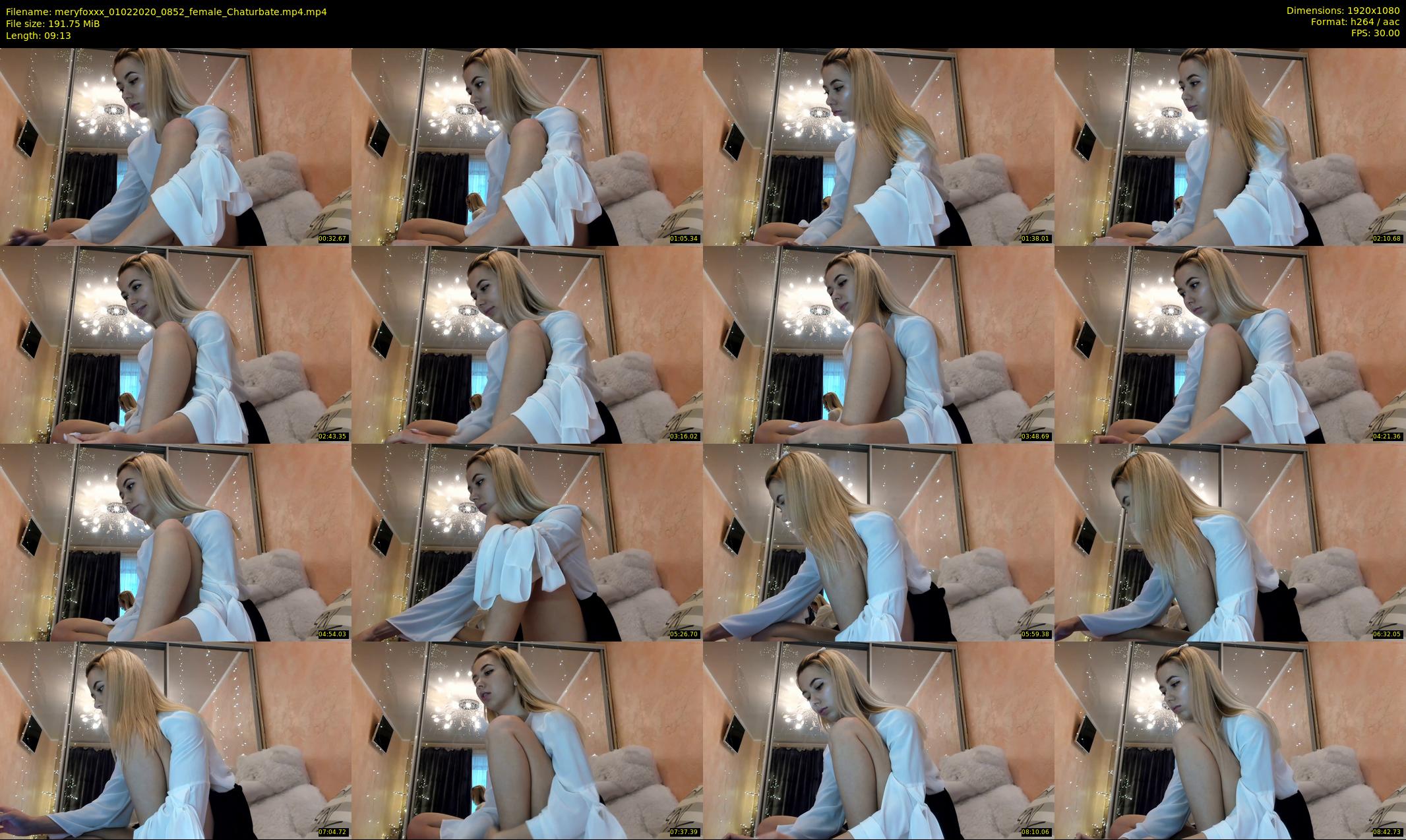 meryfoxxx — 10 minute Chaturbate female cam show recording, 1080p, Feb 1, 2020