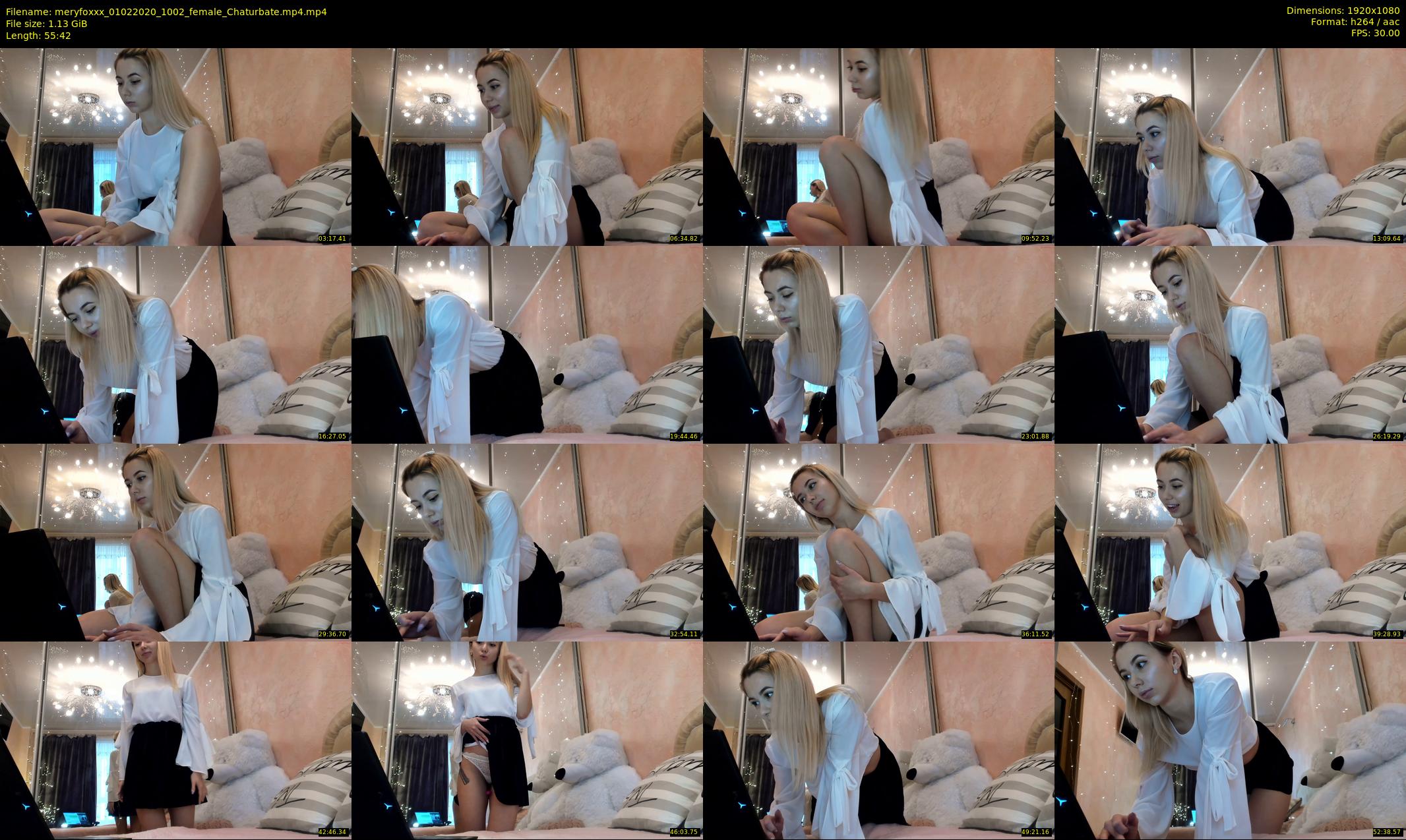 meryfoxxx — 56 minute Chaturbate female cam show recording, 1080p, Feb 1, 2020