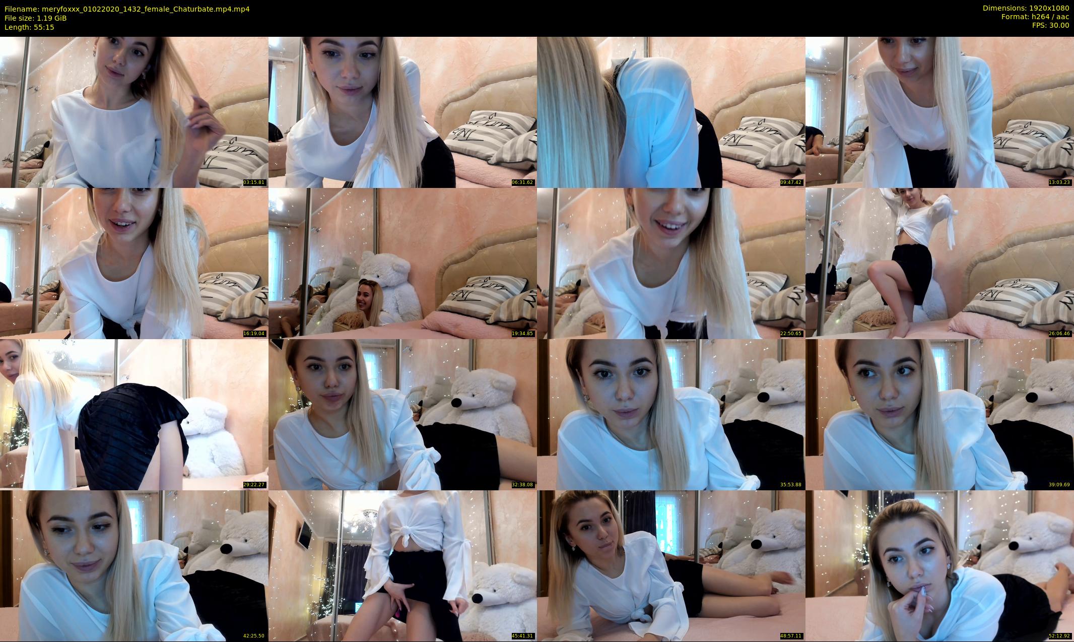 meryfoxxx — 56 minute Chaturbate female cam show recording, 1080p, Feb 1, 2020