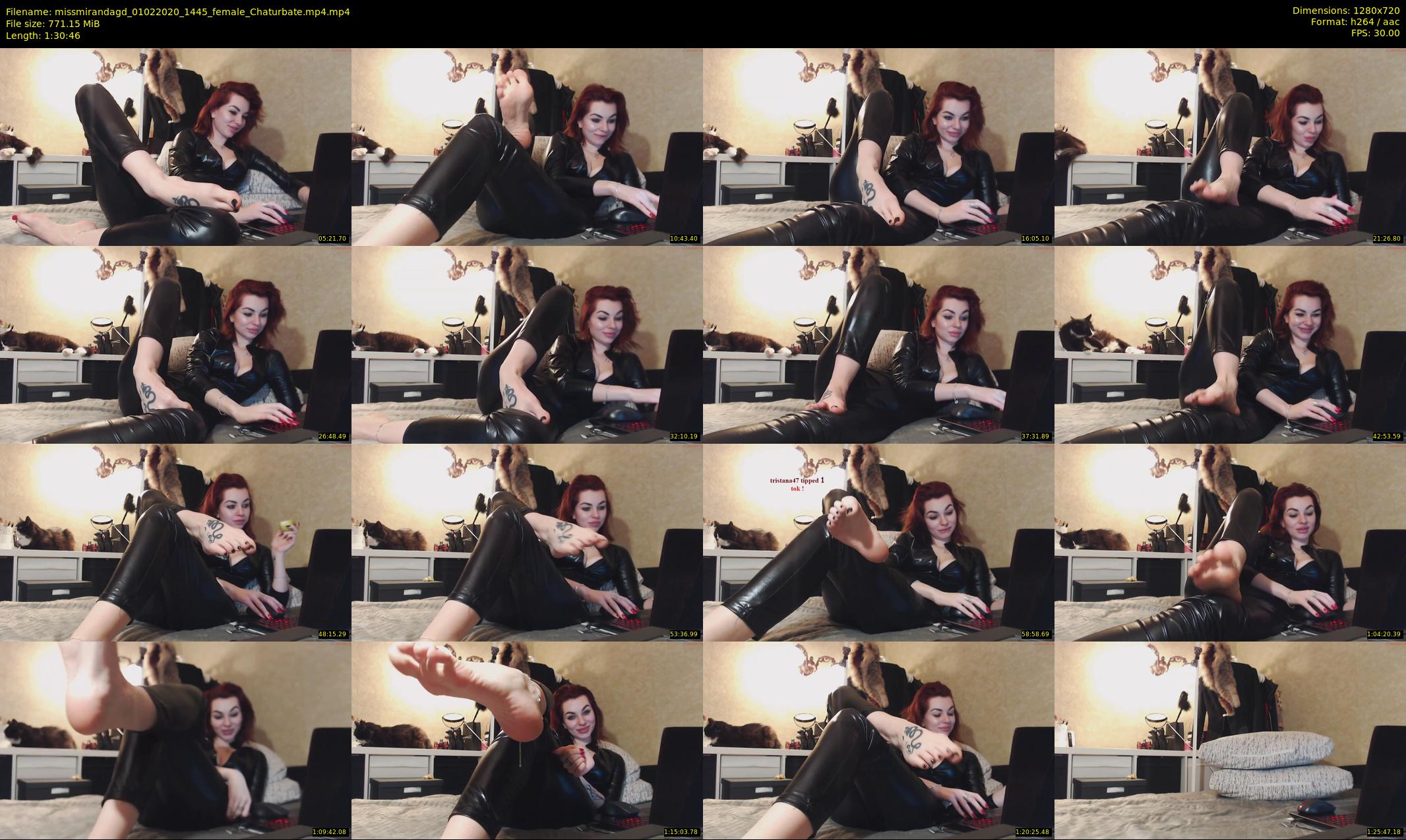 missmirandagd — 91 minute Chaturbate female cam show recording, 720p, Feb 1, 2020
