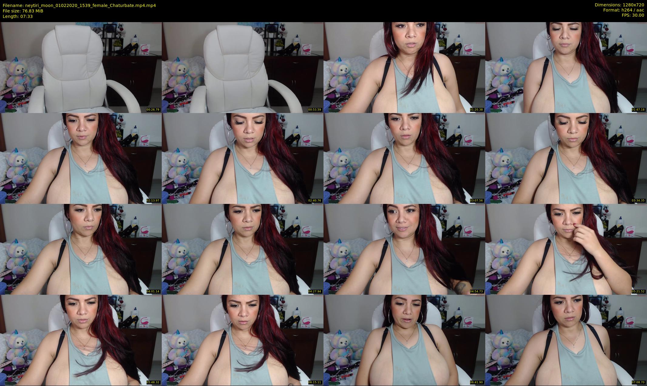 neytiri_moon — 8 minute Chaturbate female cam show recording, 720p, Feb 1, 2020