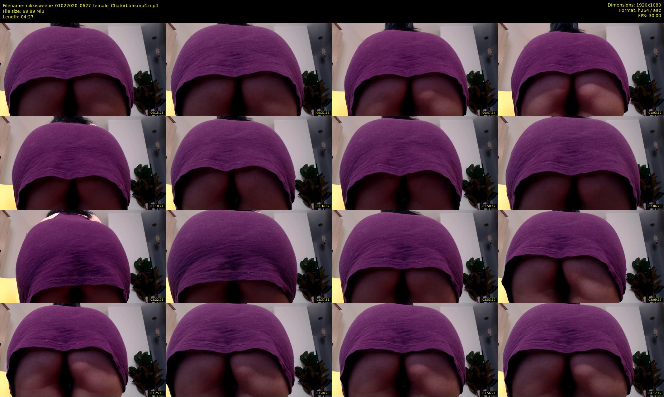 nikkisweetie — 5 minute Chaturbate female cam show recording, 1080p, Feb 1, 2020
