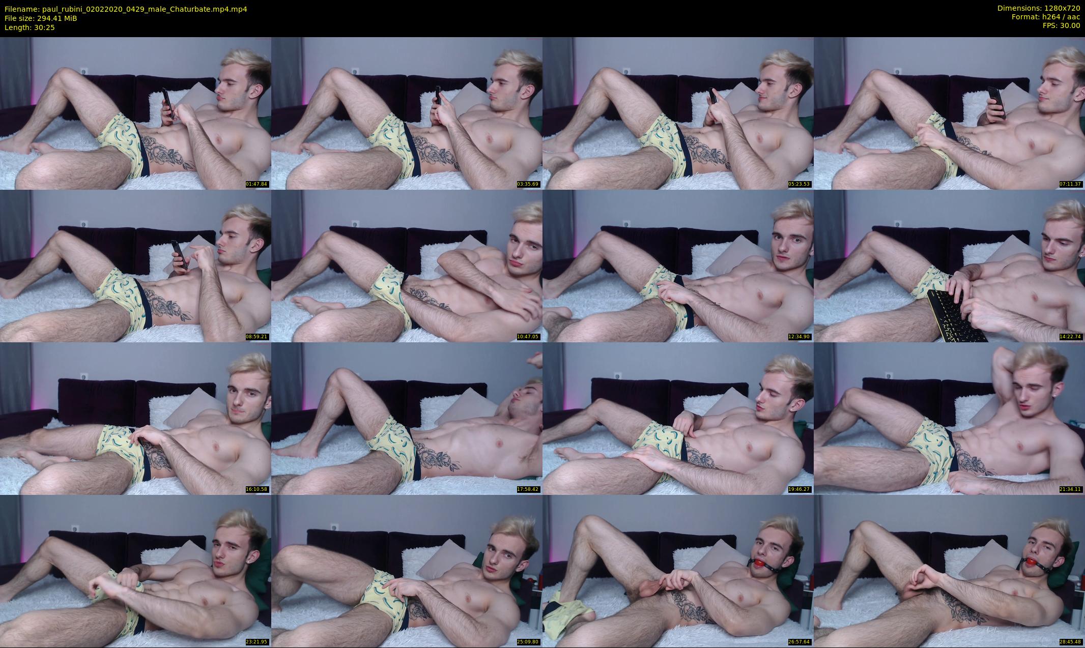 paul_rubini — 31 minute Chaturbate male cam show recording, 720p, Feb 2, 2020
