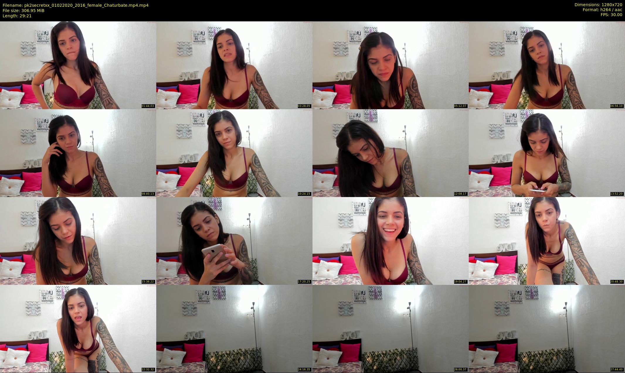 pk2secretxx — 30 minute Chaturbate female cam show recording, 720p, Feb 1, 2020