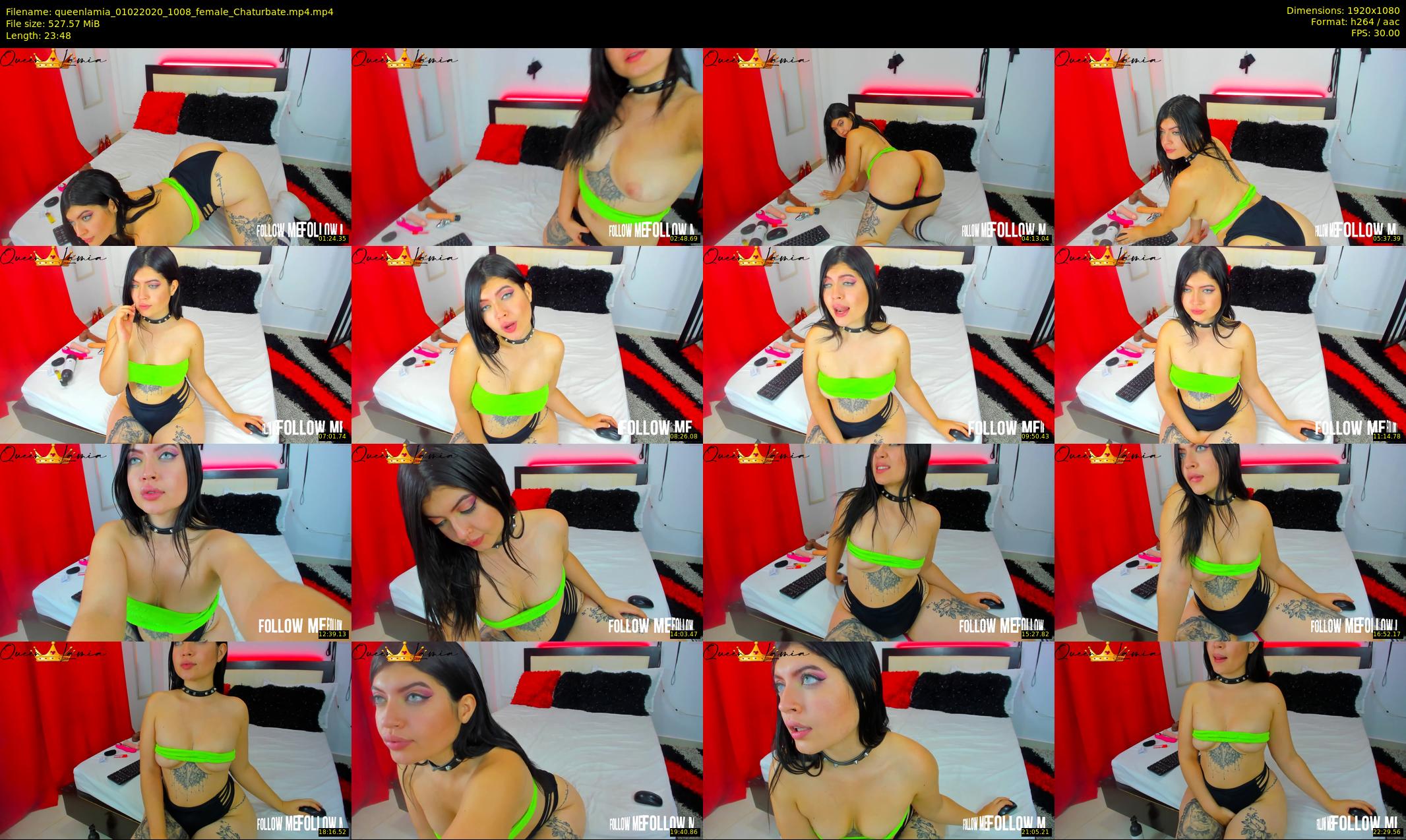 queenlamia — 24 minute Chaturbate female cam show recording, 1080p, Feb 1, 2020