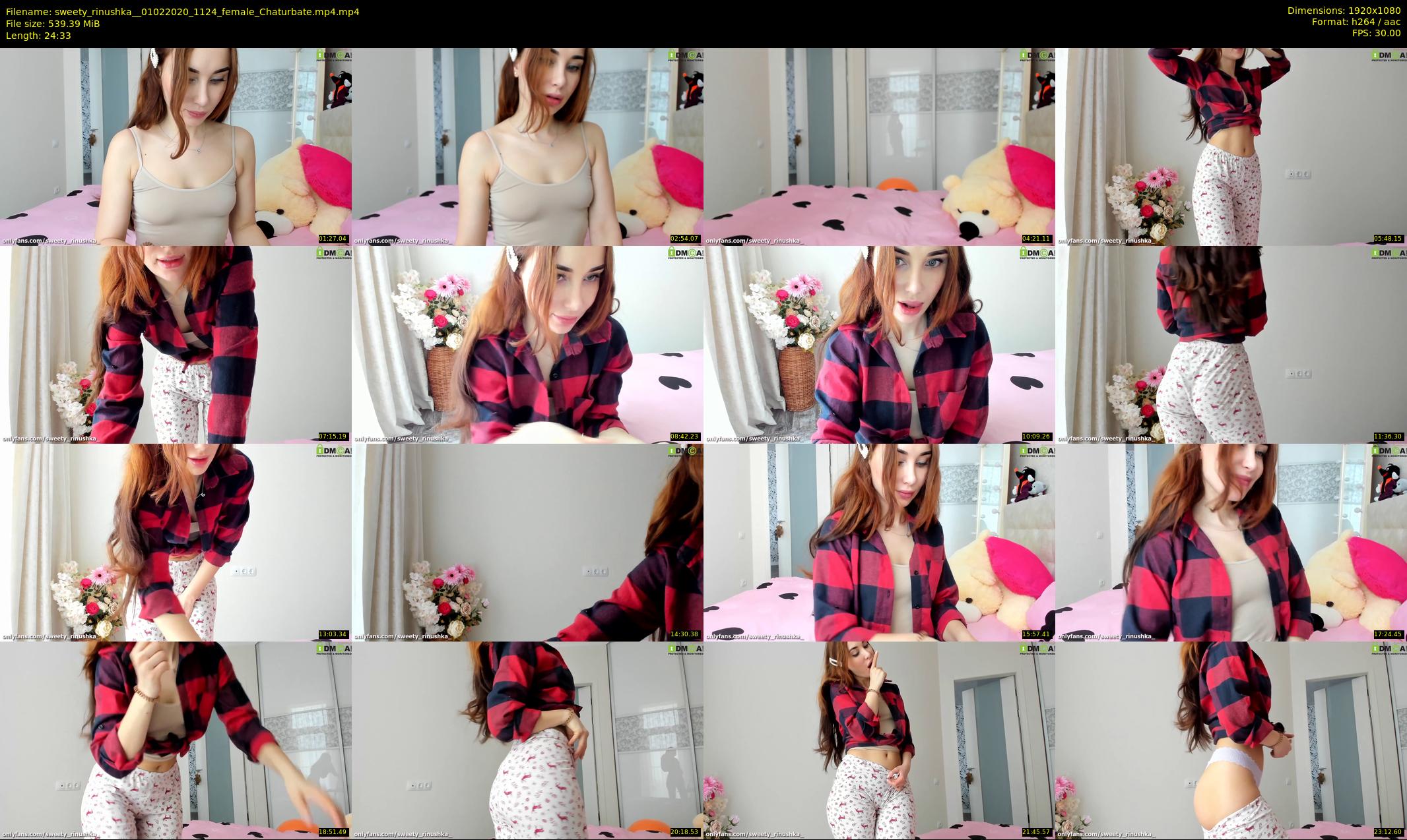 sweety_rinushka_ — 25 minute Chaturbate female cam show recording, 1080p, Feb 1, 2020