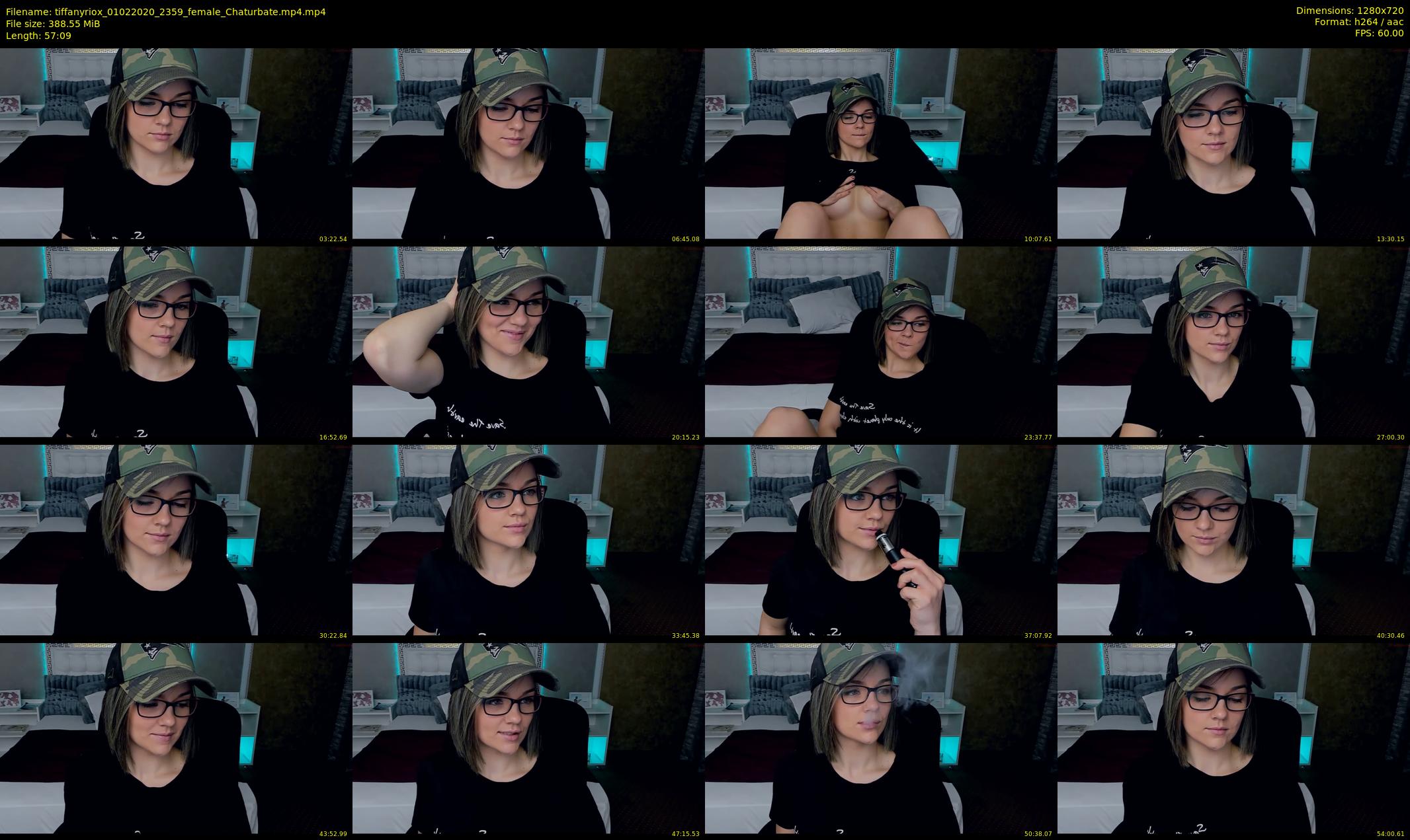 tiffanyriox — 58 minute Chaturbate female cam show recording, 720p, Feb 1, 2020
