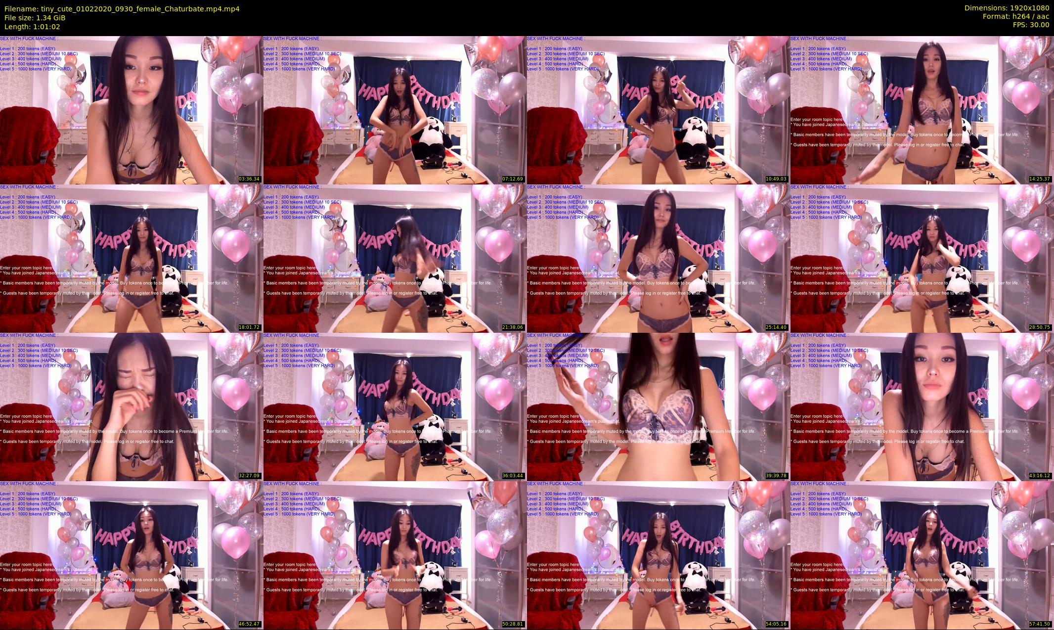 tiny_cute — 62 minute Chaturbate female cam show recording, 1080p, Feb 1, 2020