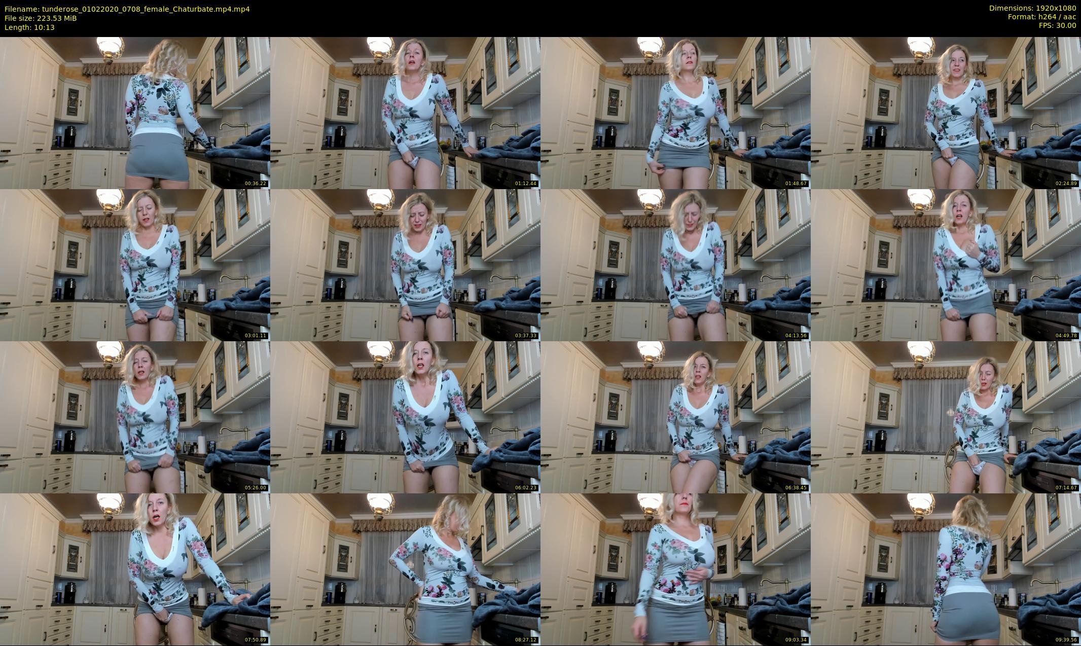 tunderose — 11 minute Chaturbate female cam show recording, 1080p, Feb 1, 2020