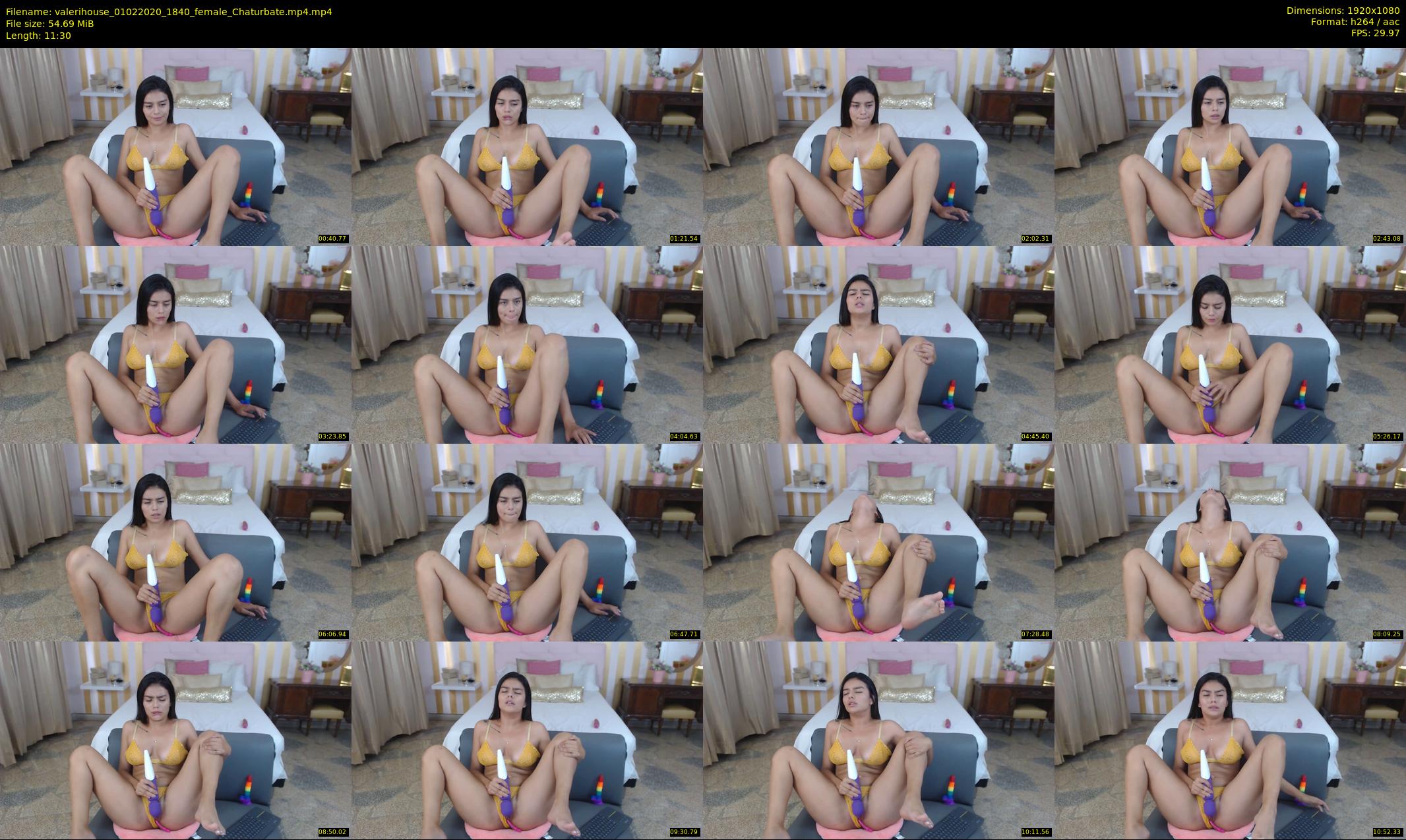 valerihouse — 12 minute Chaturbate female cam show recording, 1080p, Feb 1, 2020