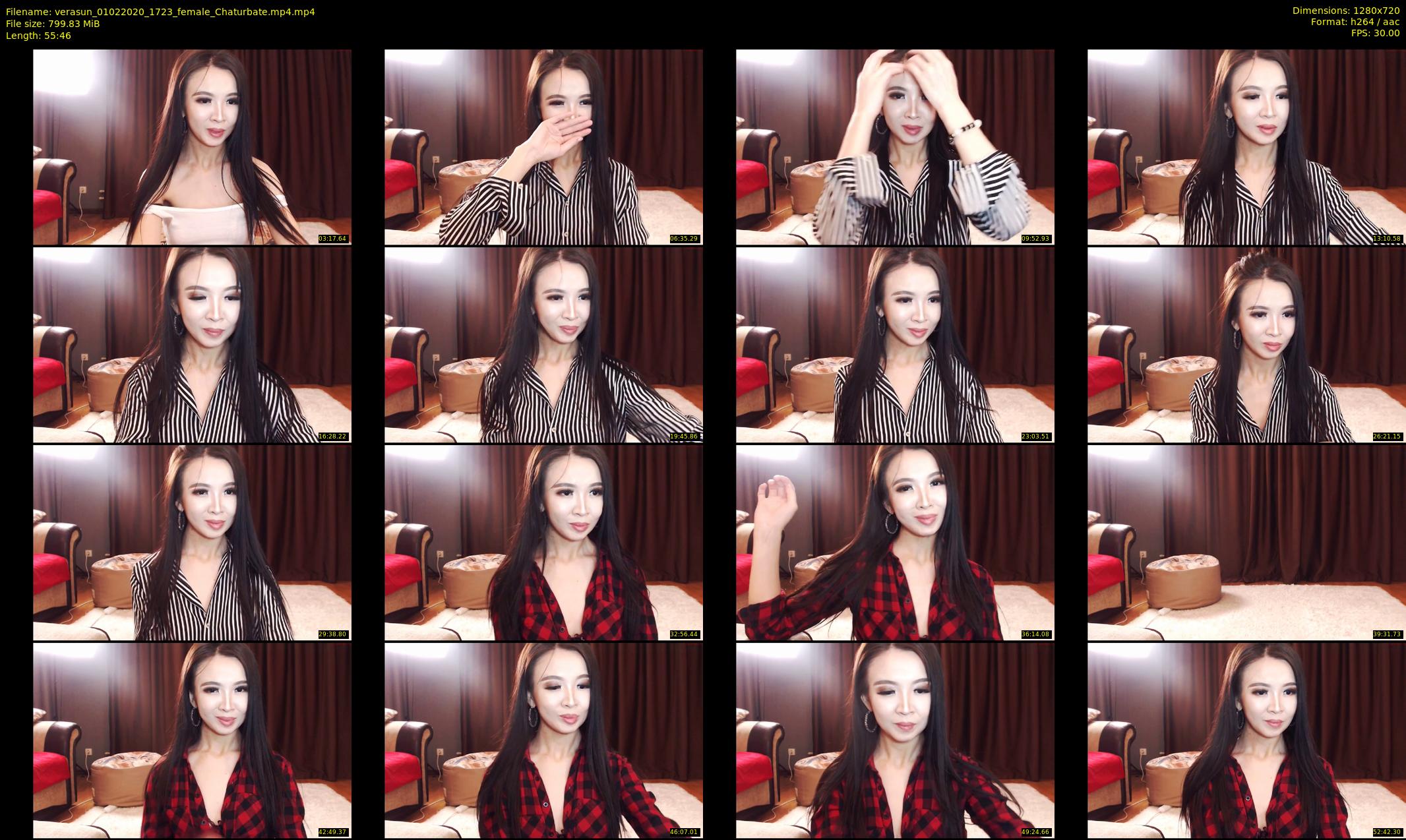 verasun — 56 minute Chaturbate female cam show recording, 720p, Feb 1, 2020