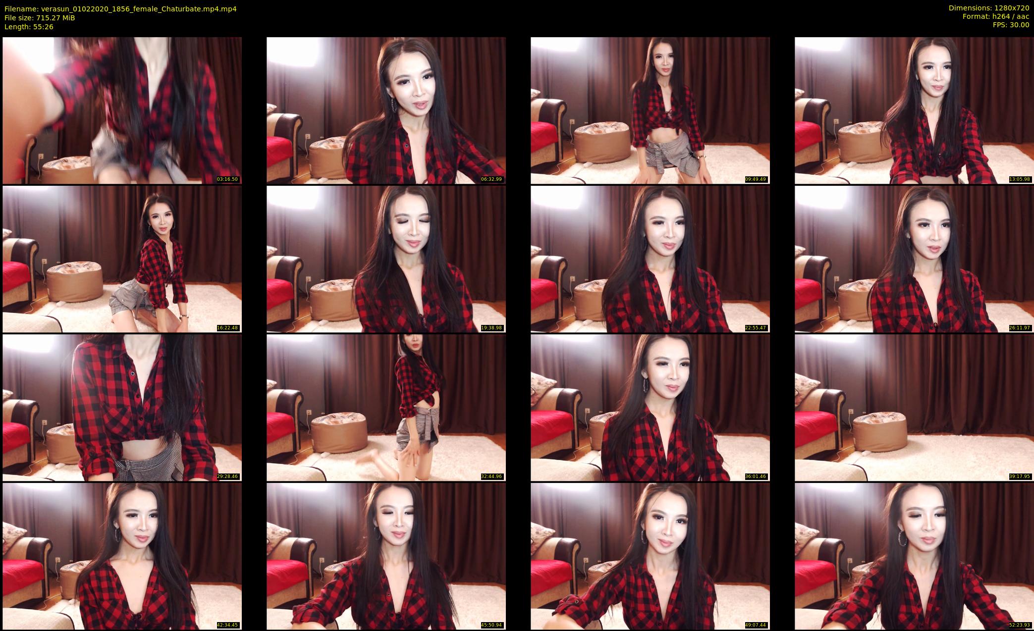 verasun — 56 minute Chaturbate female cam show recording, 720p, Feb 1, 2020