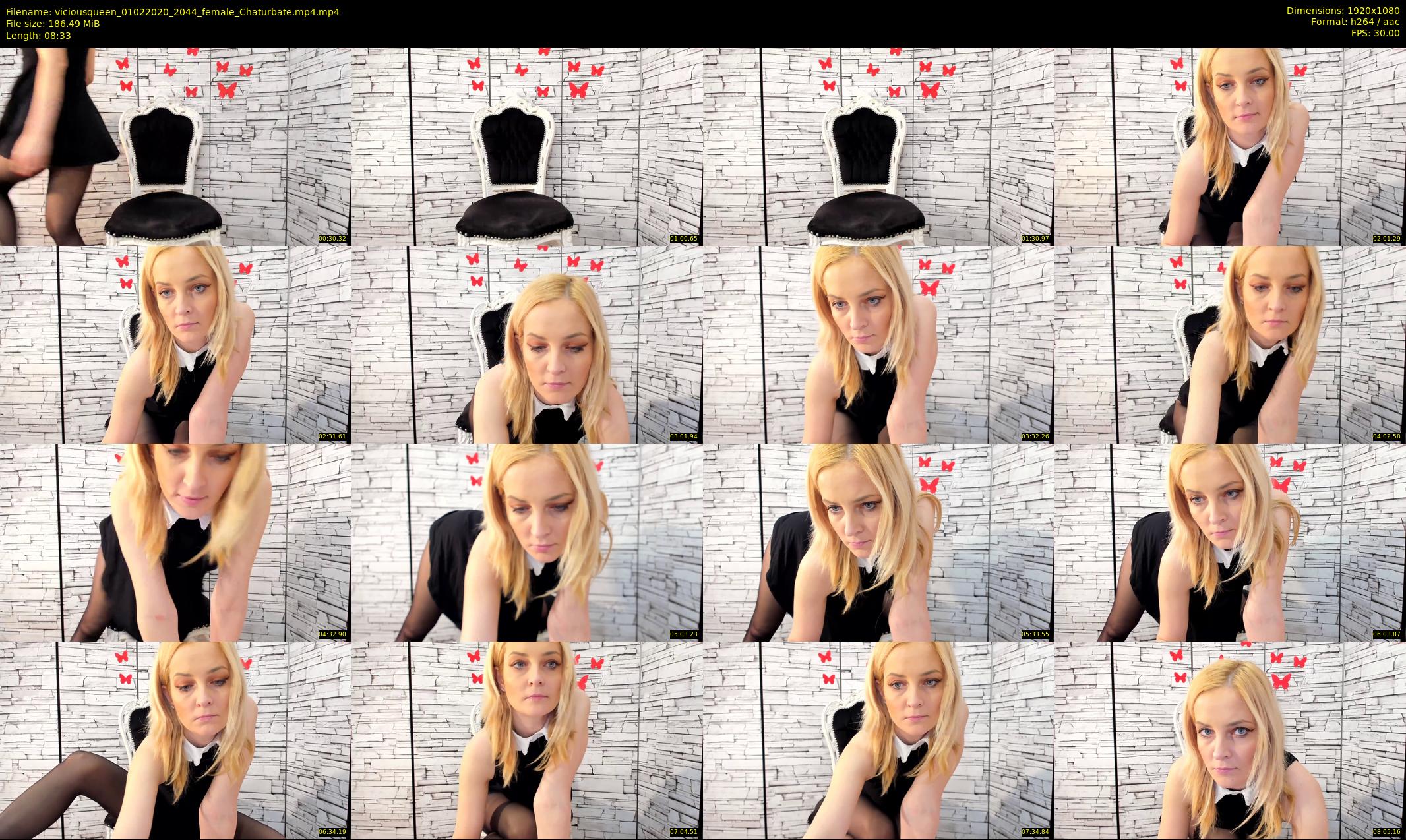 viciousqueen — 9 minute Chaturbate female cam show recording, 1080p, Feb 1, 2020